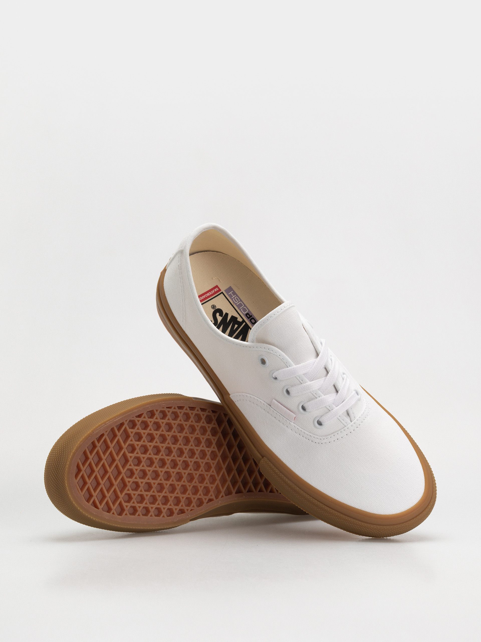Buty Vans Skate Authentic (white/gum)