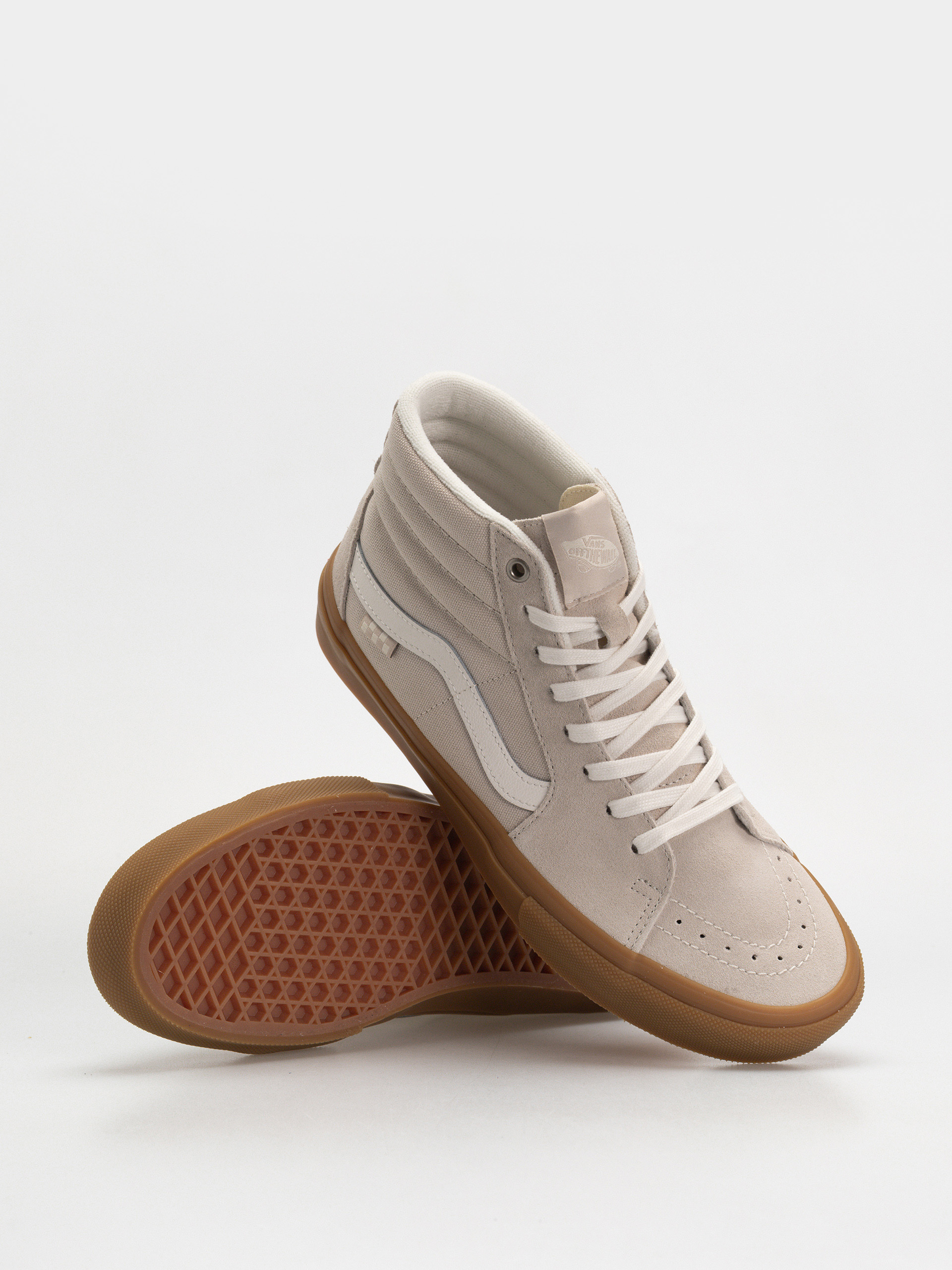 Buty Vans Skate Sk8 Hi (light gray/gum)