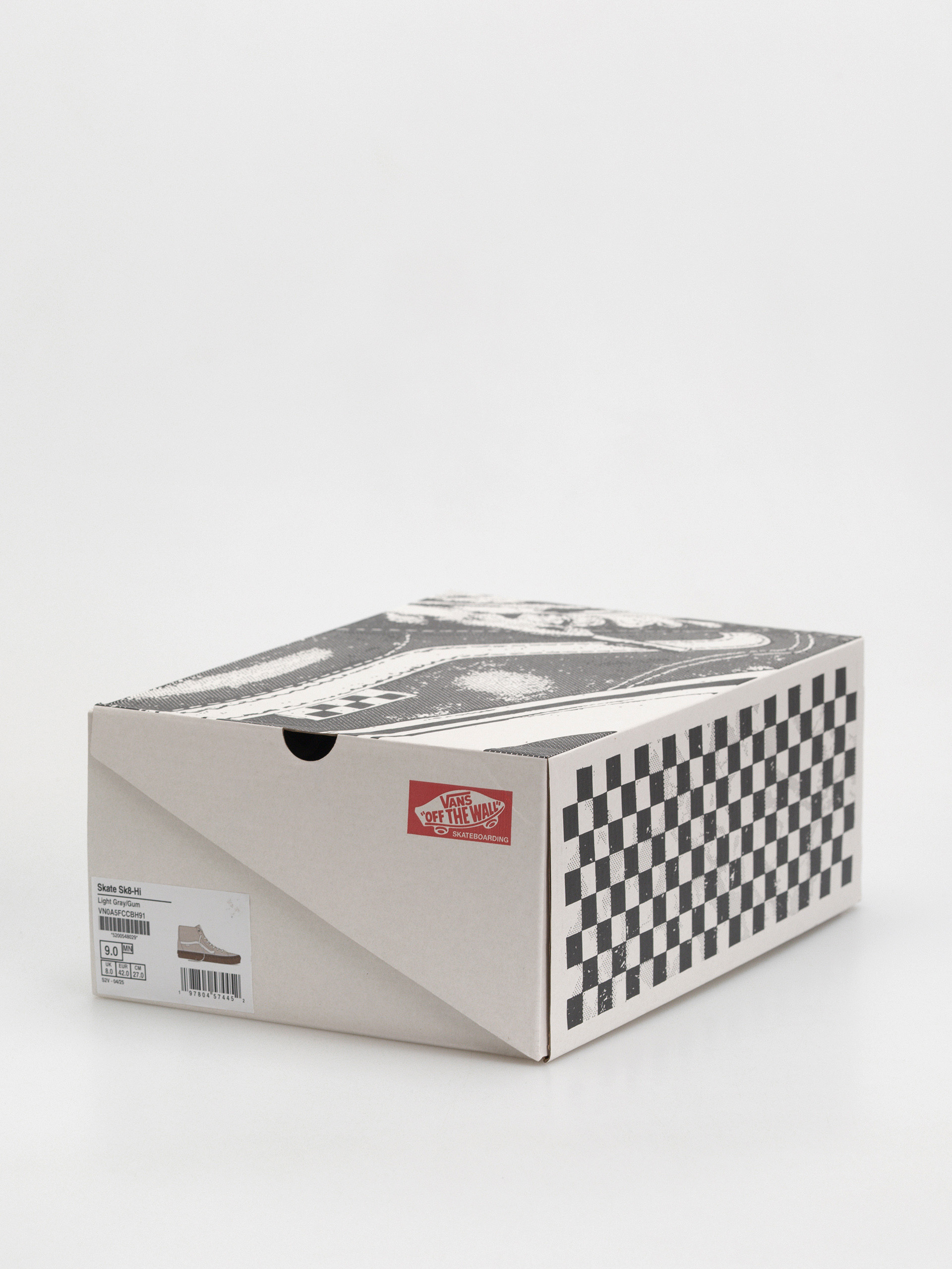 Buty Vans Skate Sk8 Hi (light gray/gum)