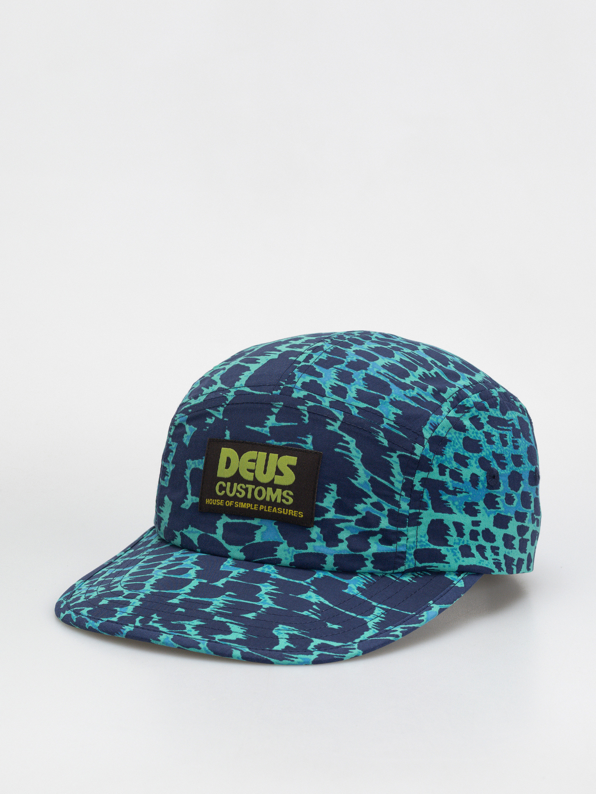 Czapka z daszkiem Deus Ex Machina Clement 5 Panel (wave ride blue)