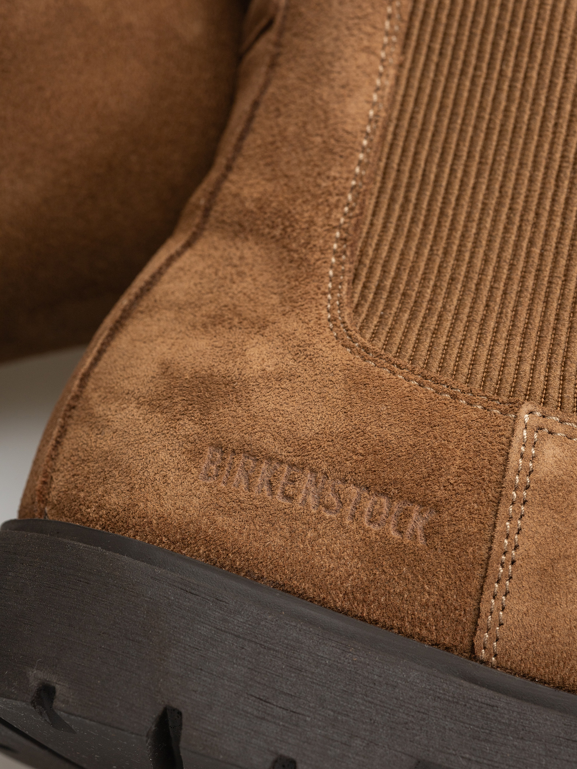 Buty Birkenstock Highwood Slip On Suede Leather Regular (dark tea)