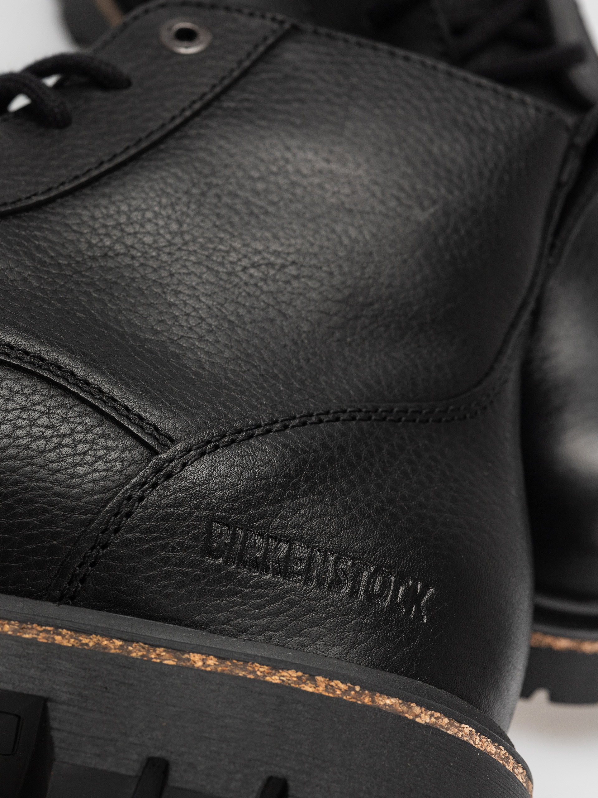 Buty Birkenstock Highwood Lace Mid Natural Leather Regular (black)