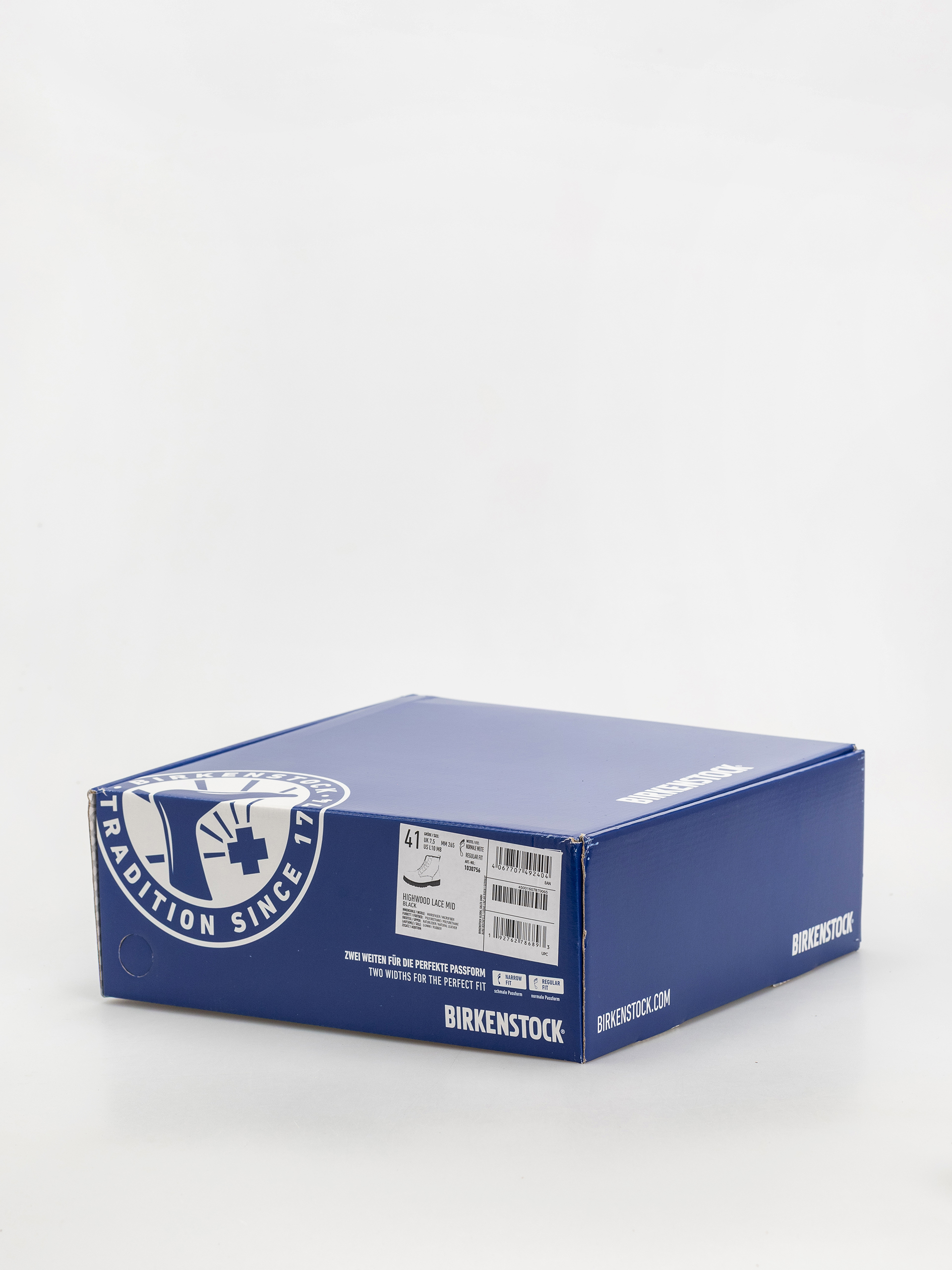 Buty Birkenstock Highwood Lace Mid Natural Leather Regular (black)