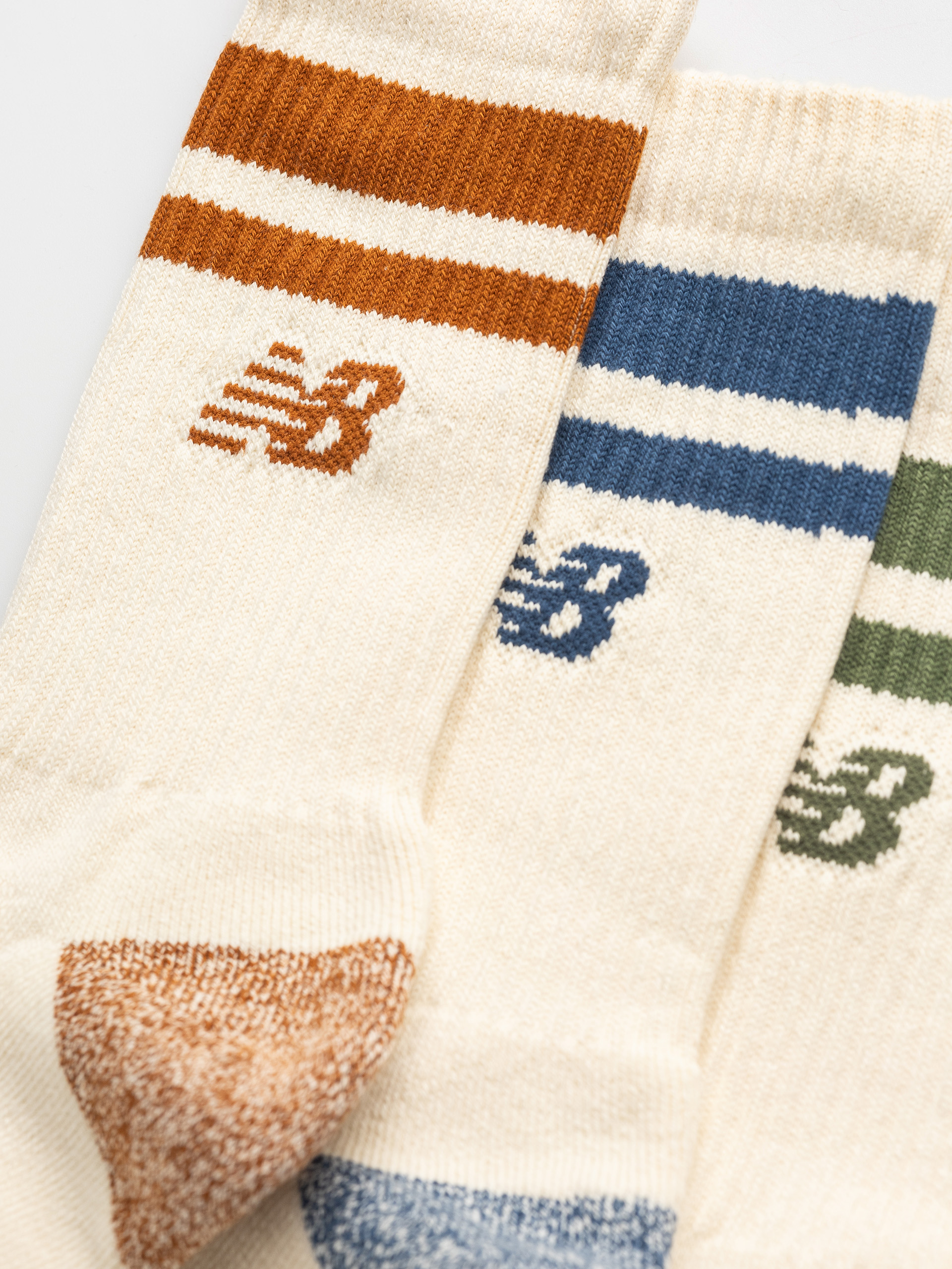 Skarpetki New Balance Active Lifestyle Striped Crew 3Pc (print/pattern/misc)