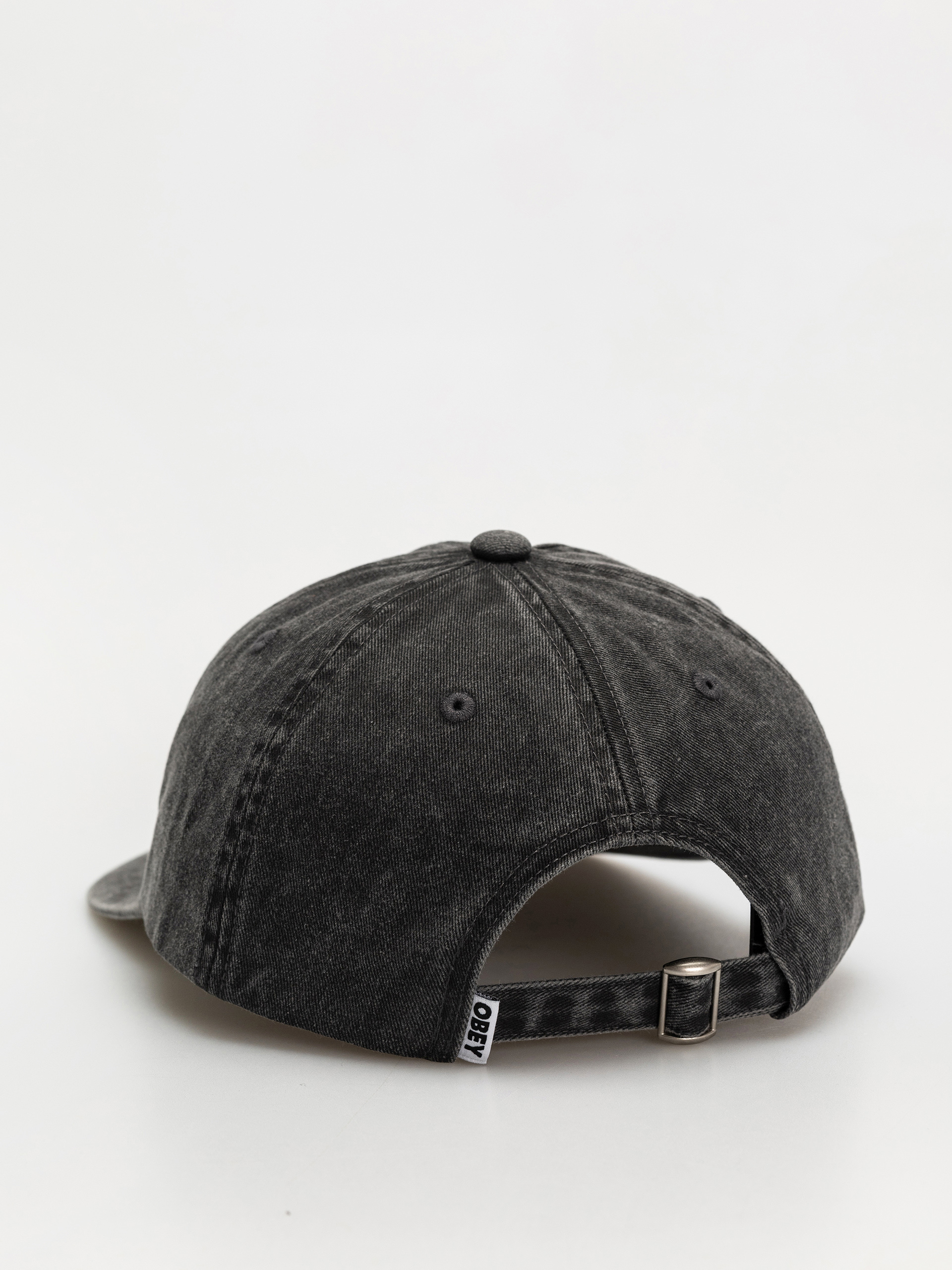 Czapka z daszkiem OBEY Pigment Bold 6 Panel Strapback (pigment black)