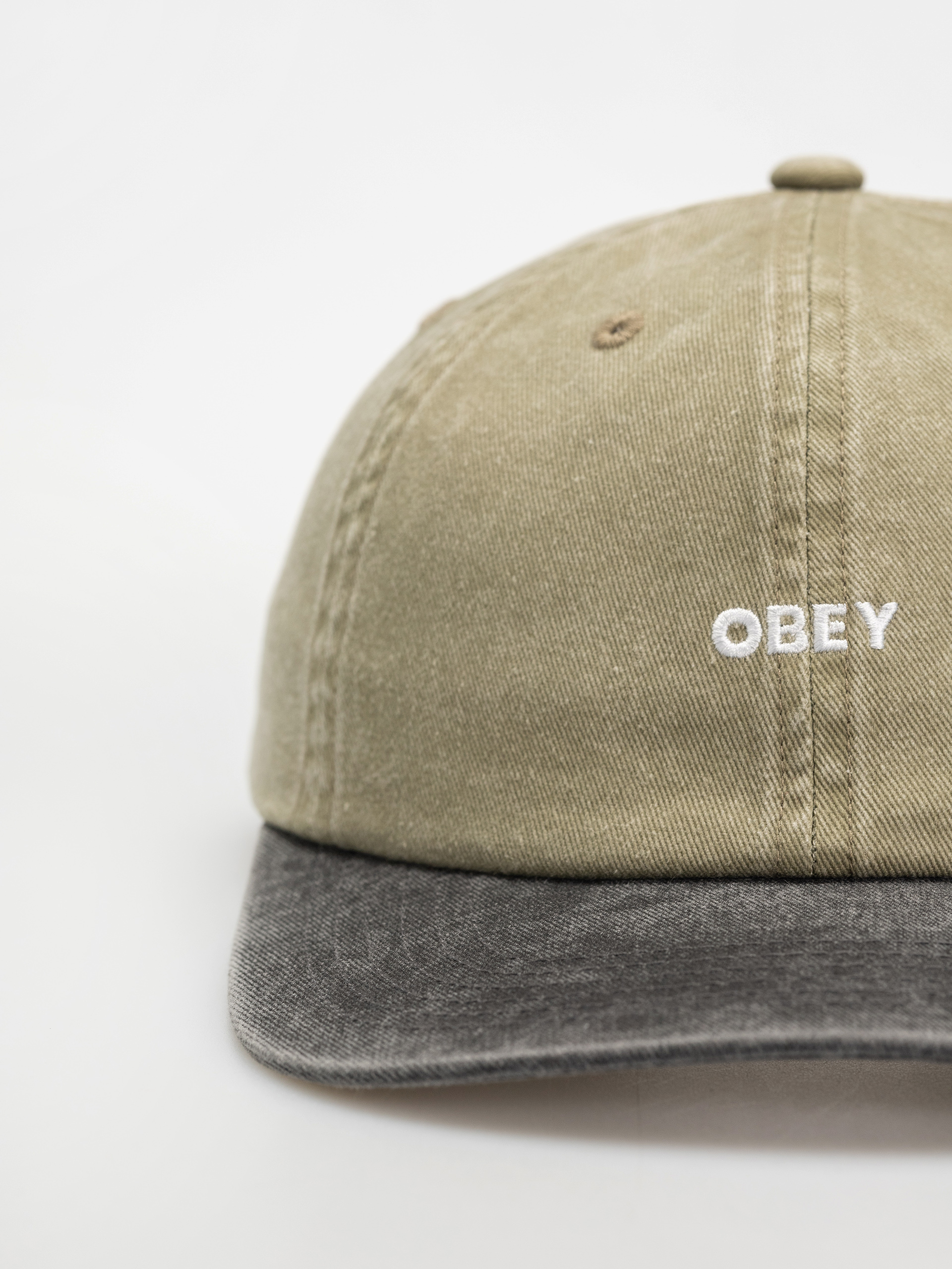 Czapka z daszkiem OBEY Pigment Bold 6 Panel Strapback (pigment khaki multi)