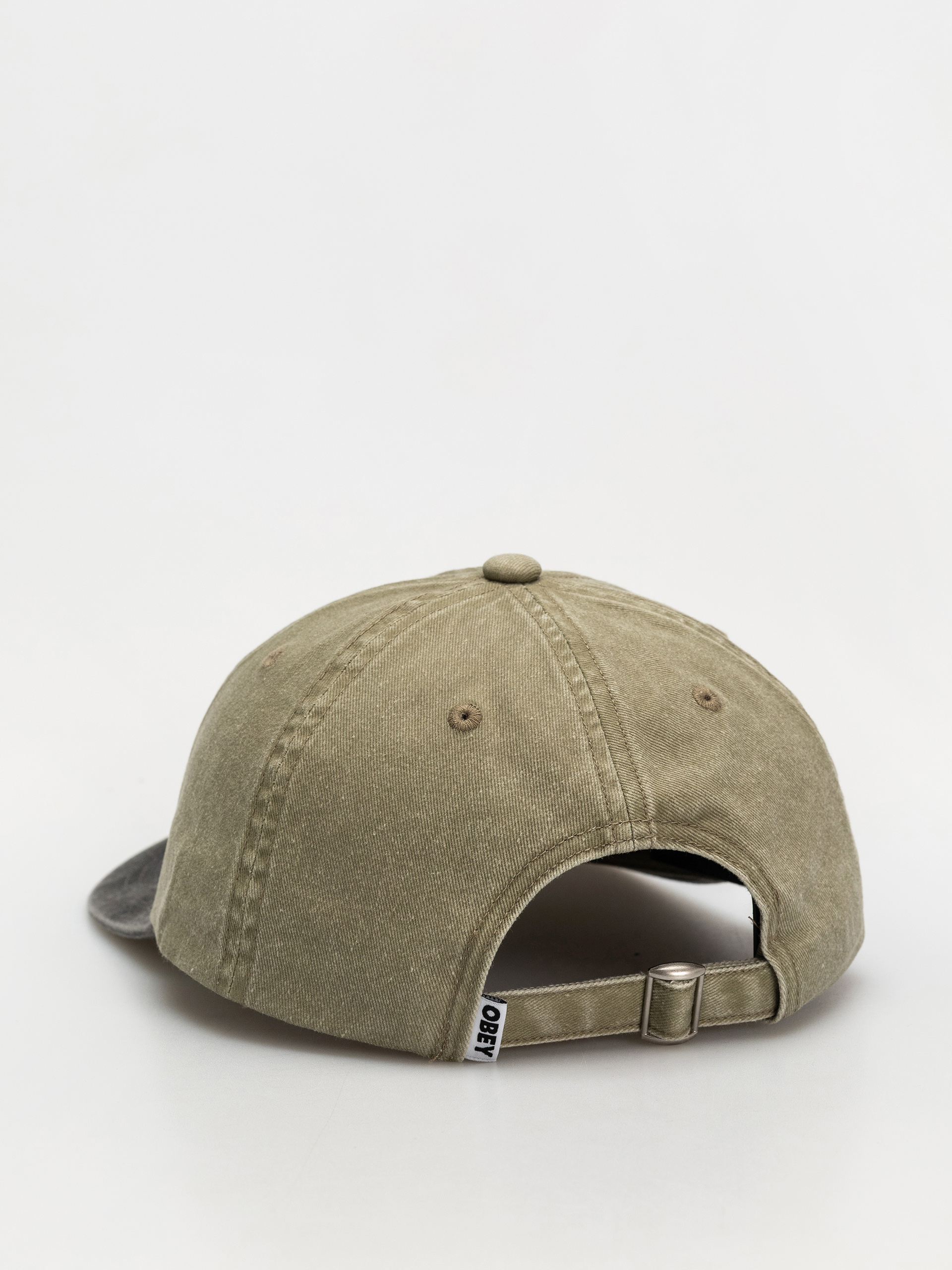 Czapka z daszkiem OBEY Pigment Bold 6 Panel Strapback (pigment khaki multi)