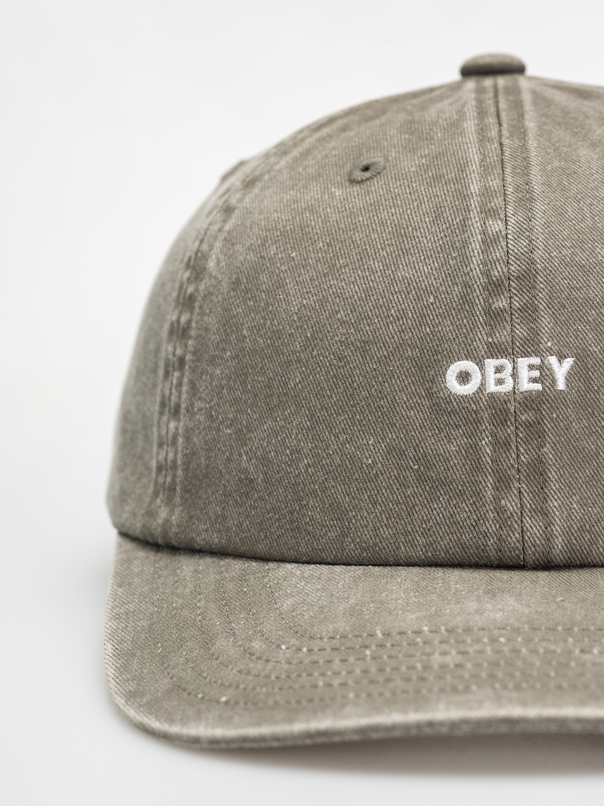 Czapka z daszkiem OBEY Pigment Bold 6 Panel Strapback (pigment olive)