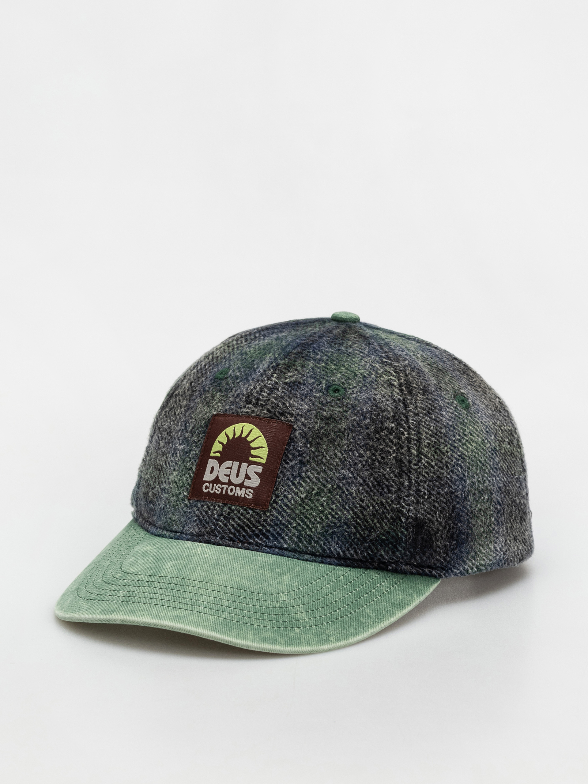 Czapka z daszkiem Deus Ex Machina Vacay Check (black check)