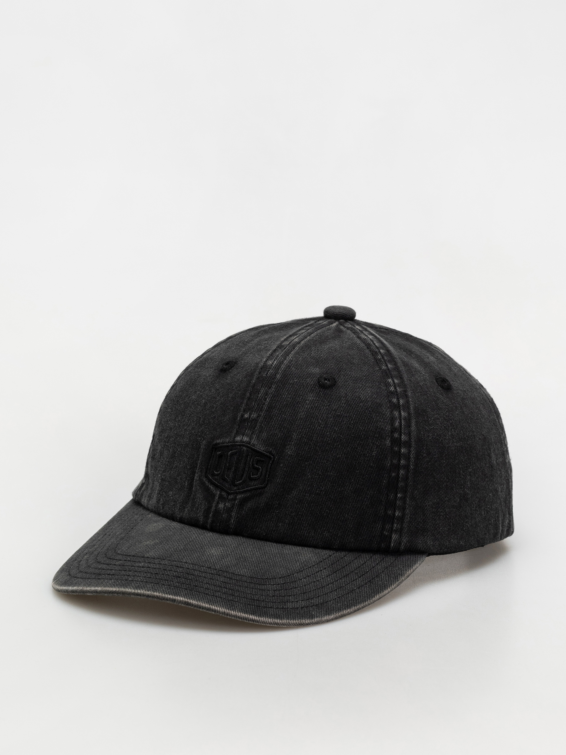 Czapka z daszkiem Deus Ex Machina Shield Garment Dyed Dad Cap (black)
