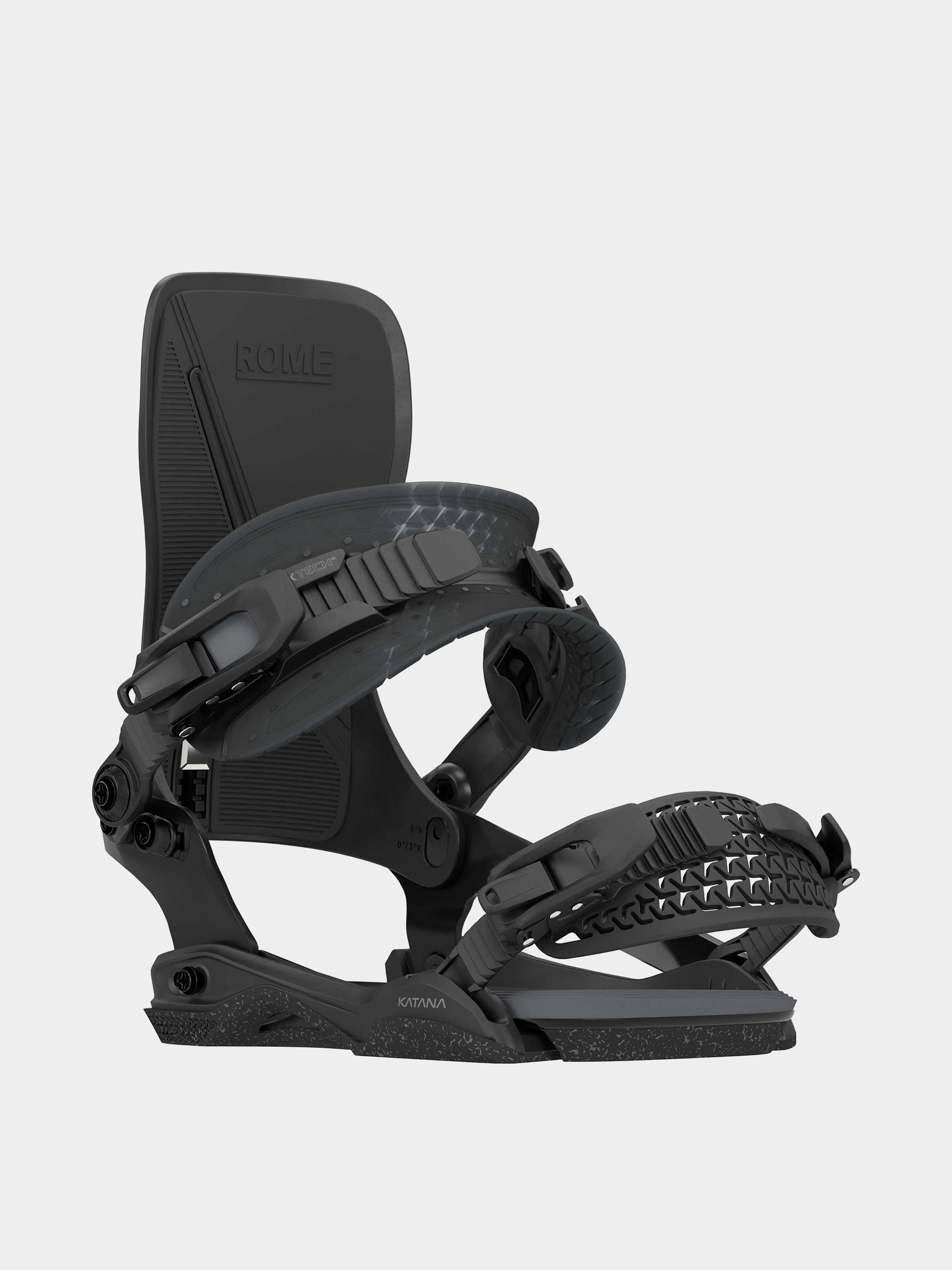 Męskie Wiązania snowboardowe Rome Katana Aw (black)