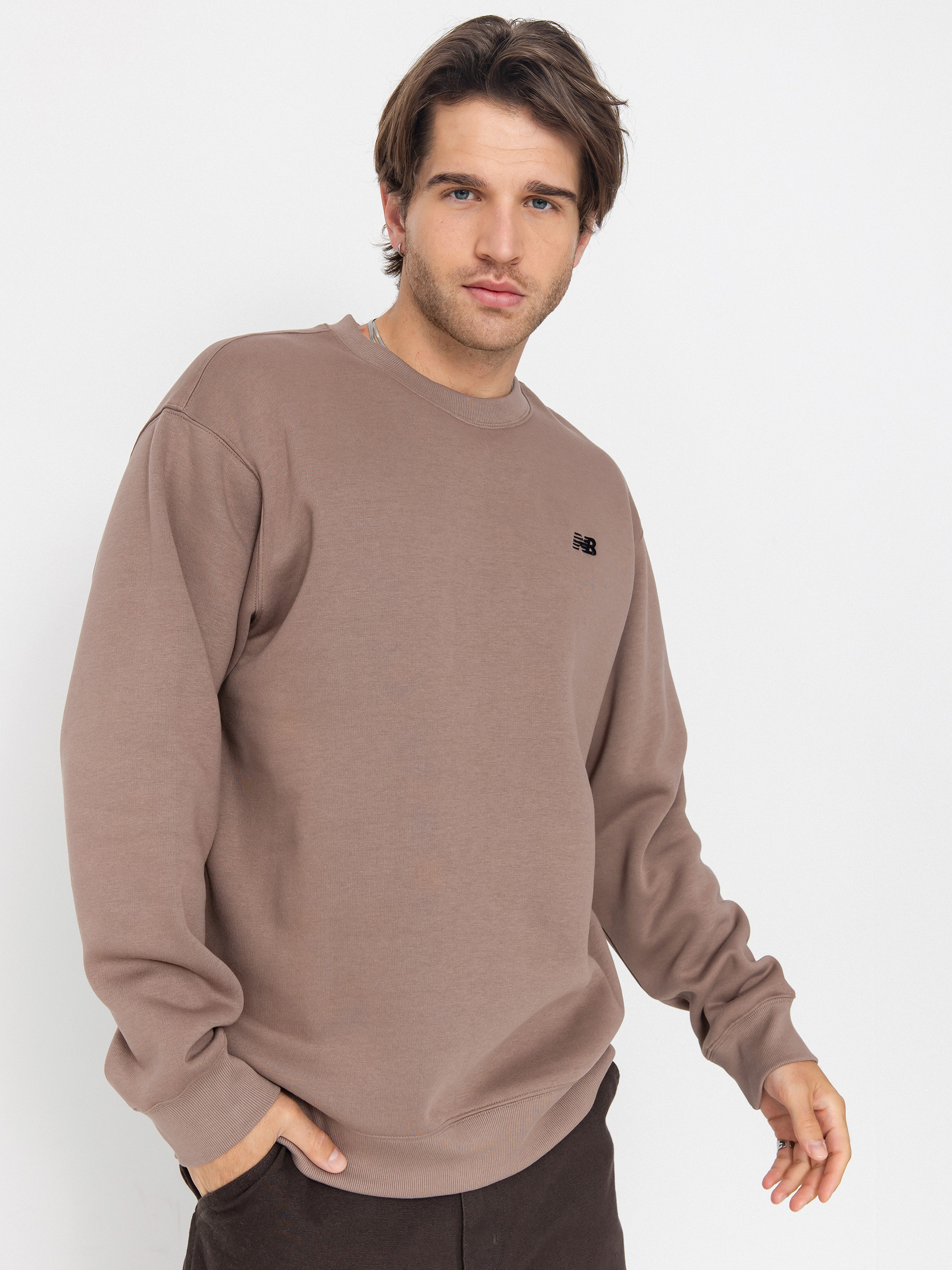 Bluza New Balance Linear Graphic (brown)