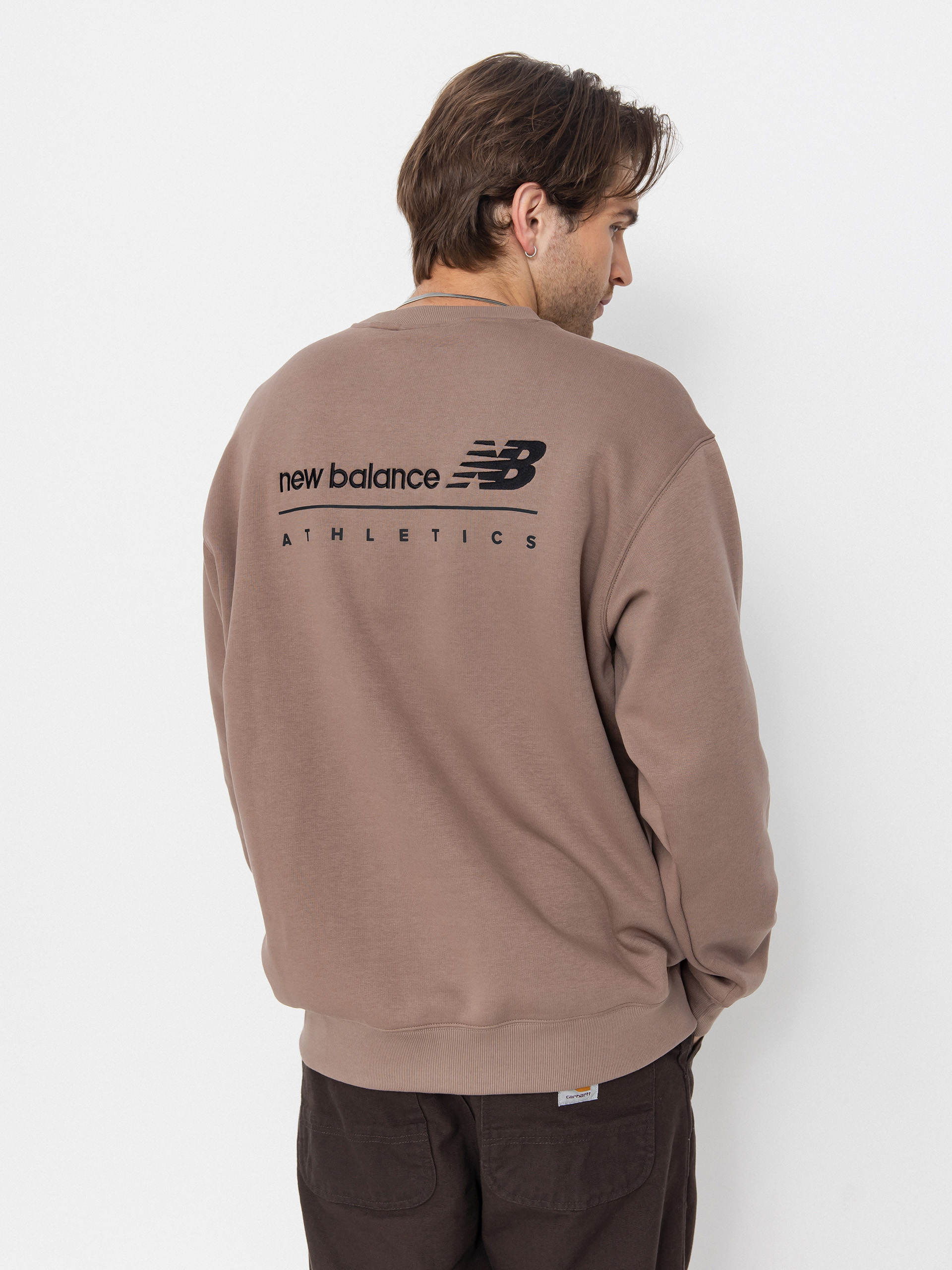 Bluza New Balance Linear Graphic (brown)
