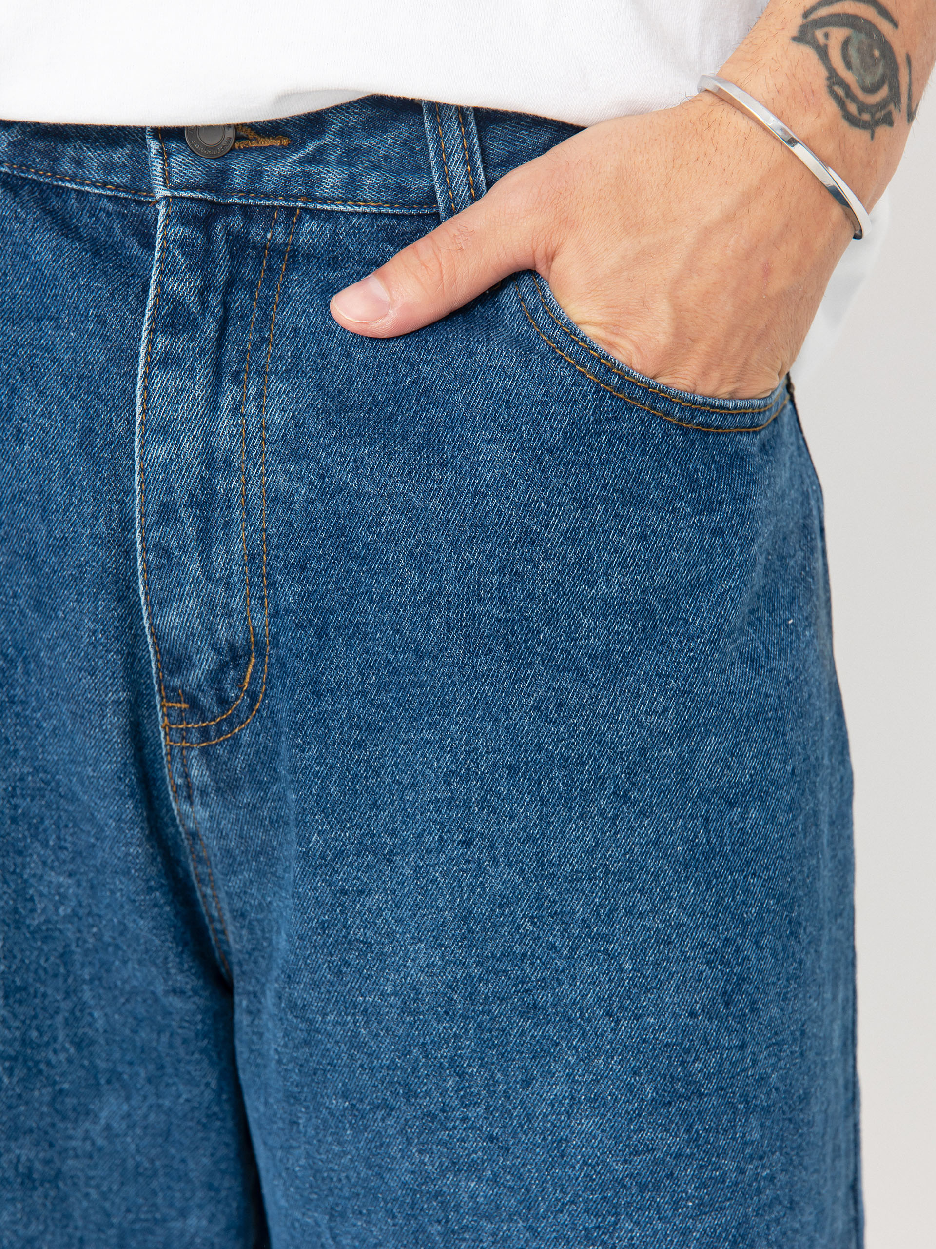 Szorty Wasted Paris Prey Casper (washed blue)