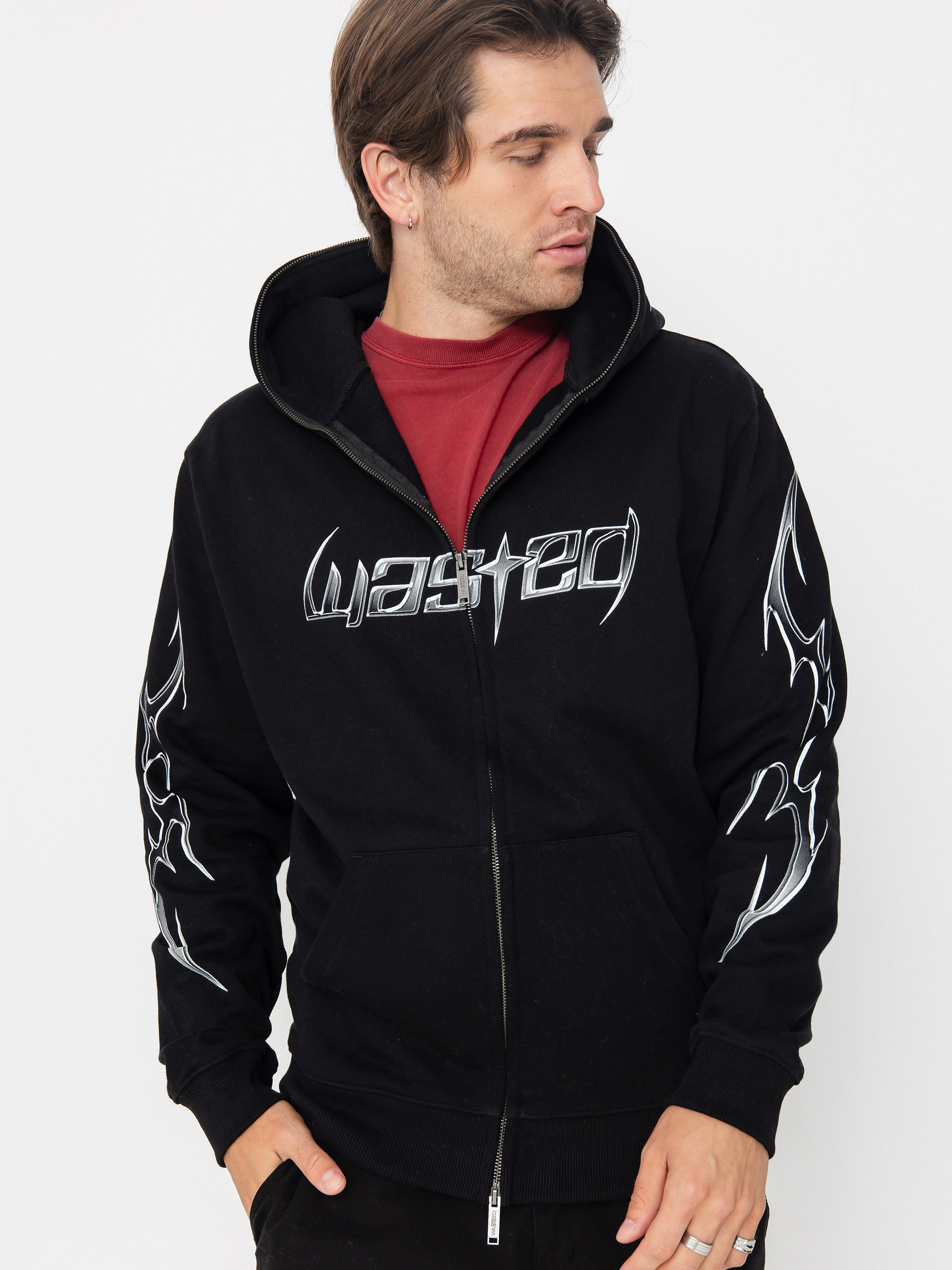 Bluza z kapturem Wasted Paris Metal Blade ZHD (black)