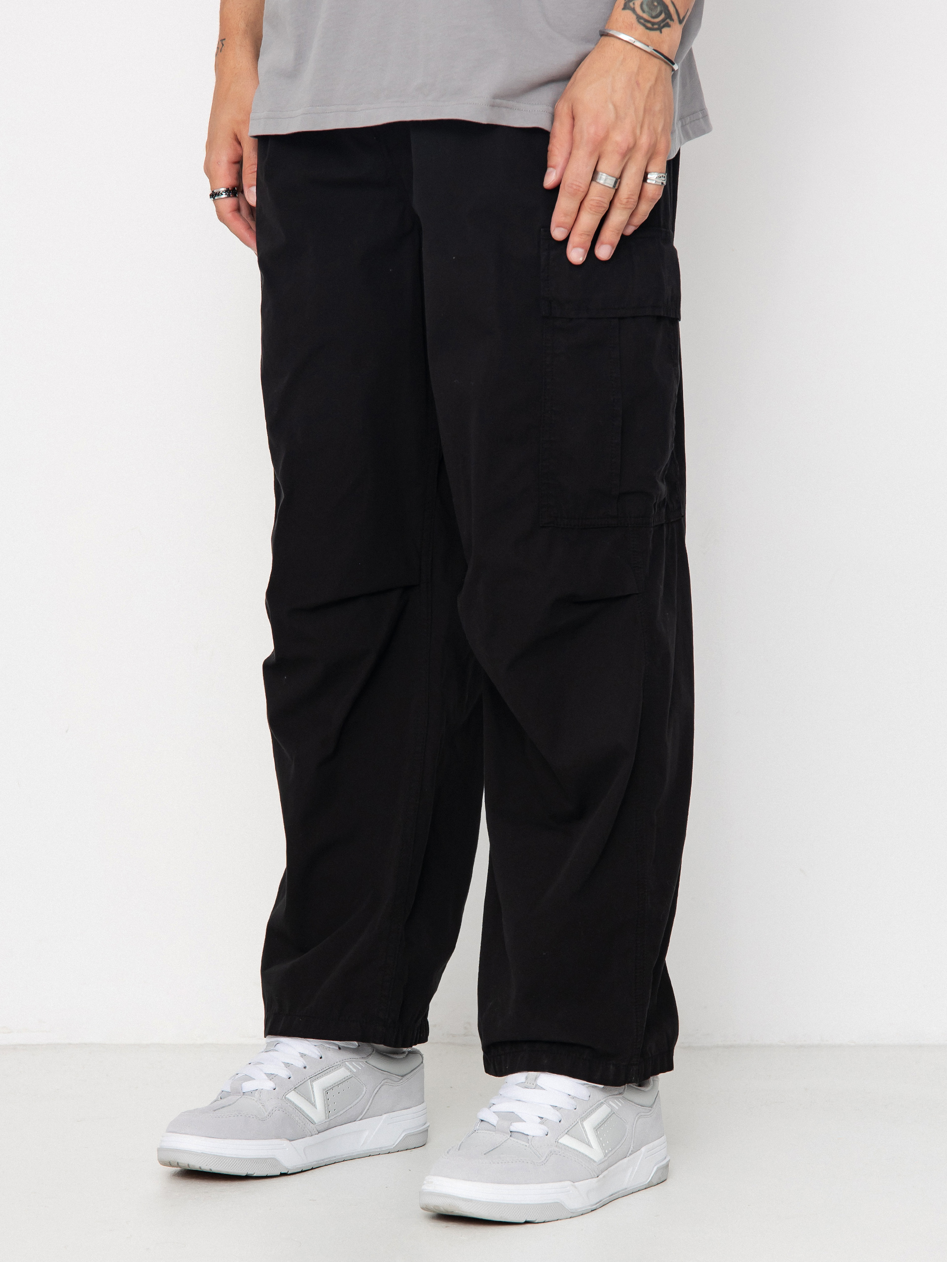 Spodnie Carhartt WIP Cole Cargo (black/garment dyed)