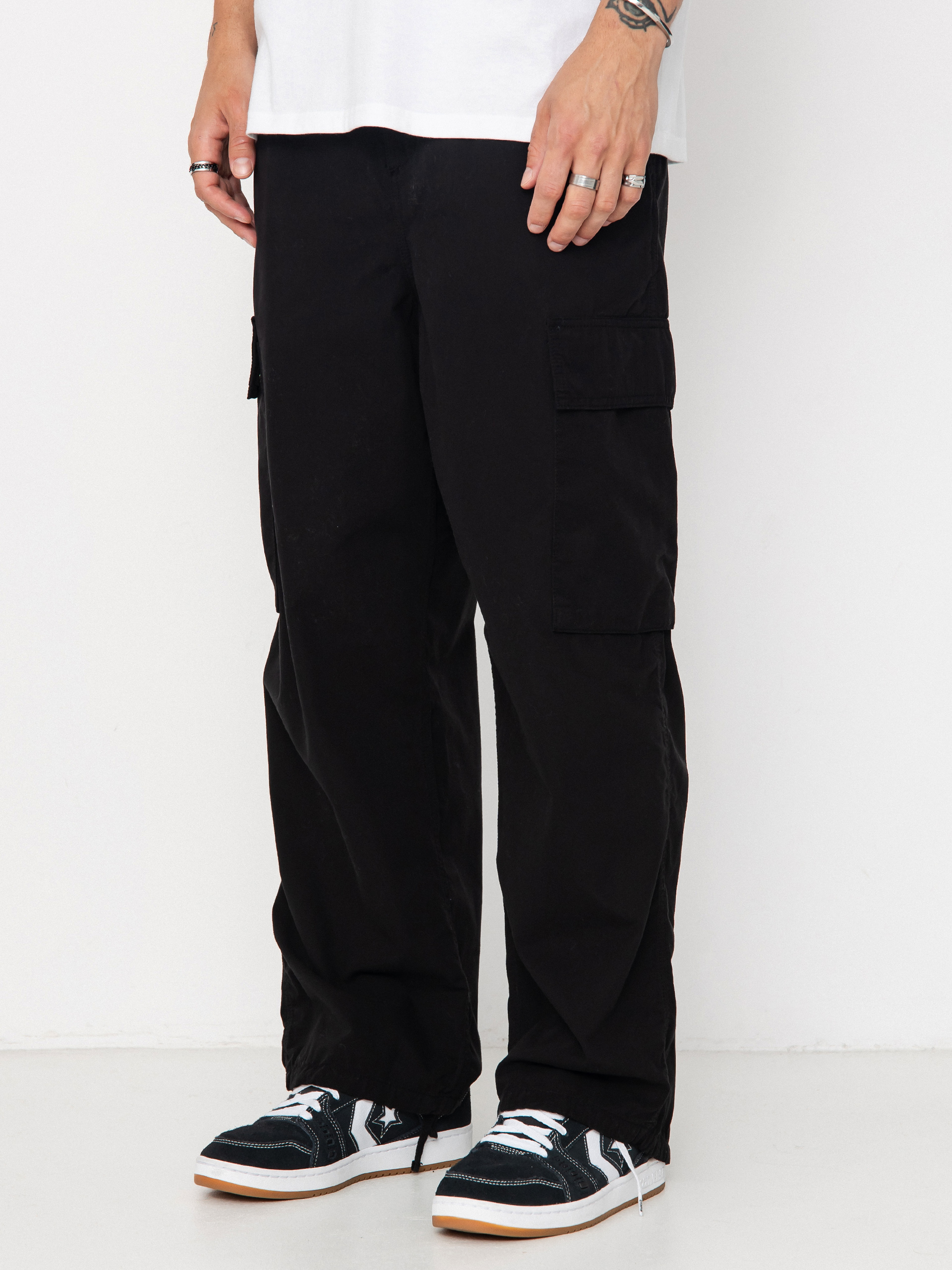 Spodnie Carhartt WIP Kade Cargo (black/garment dyed)