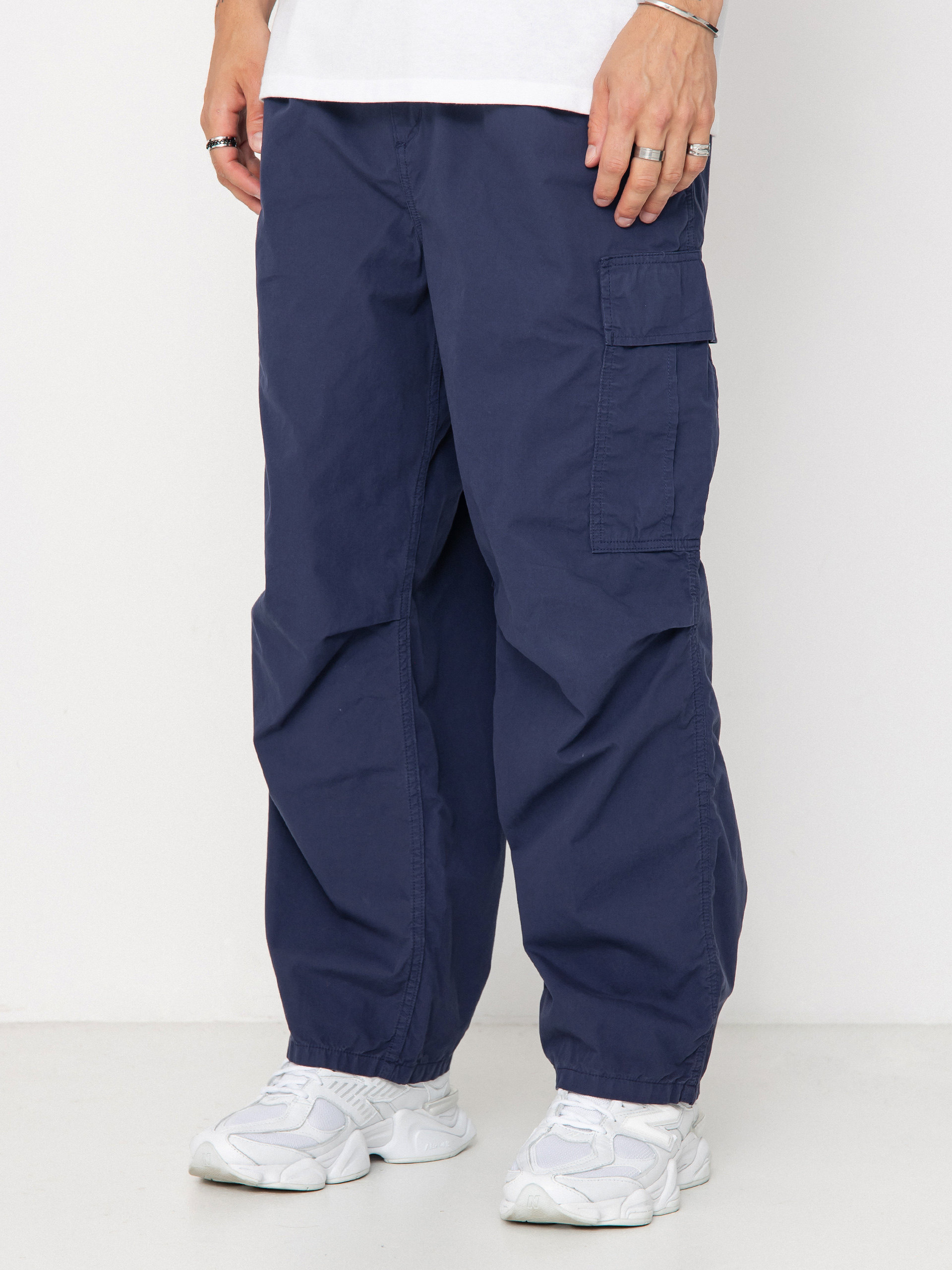 Spodnie Carhartt WIP Cole Cargo (blue/garment dyed)