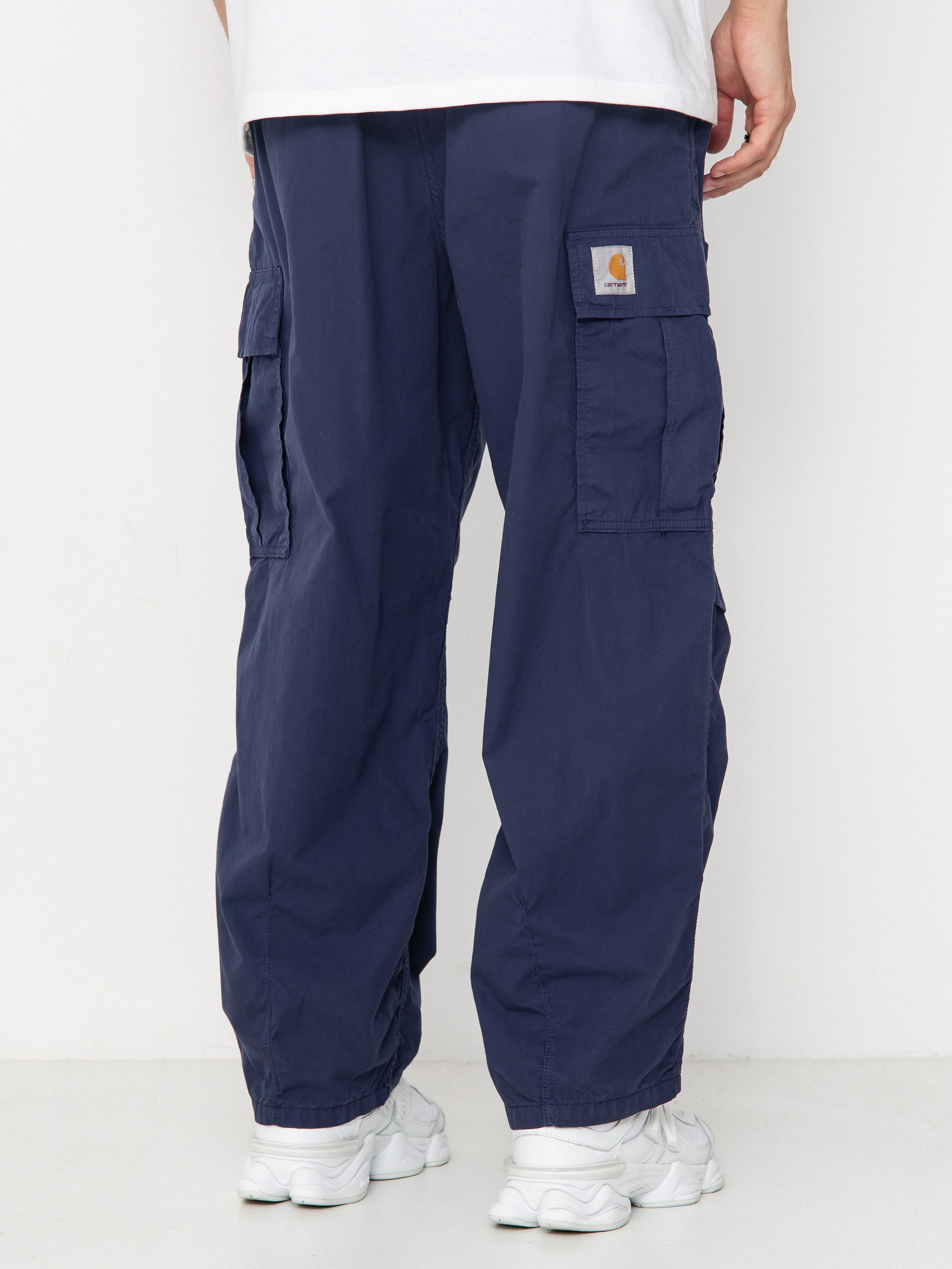 Spodnie Carhartt WIP Cole Cargo (blue/garment dyed)
