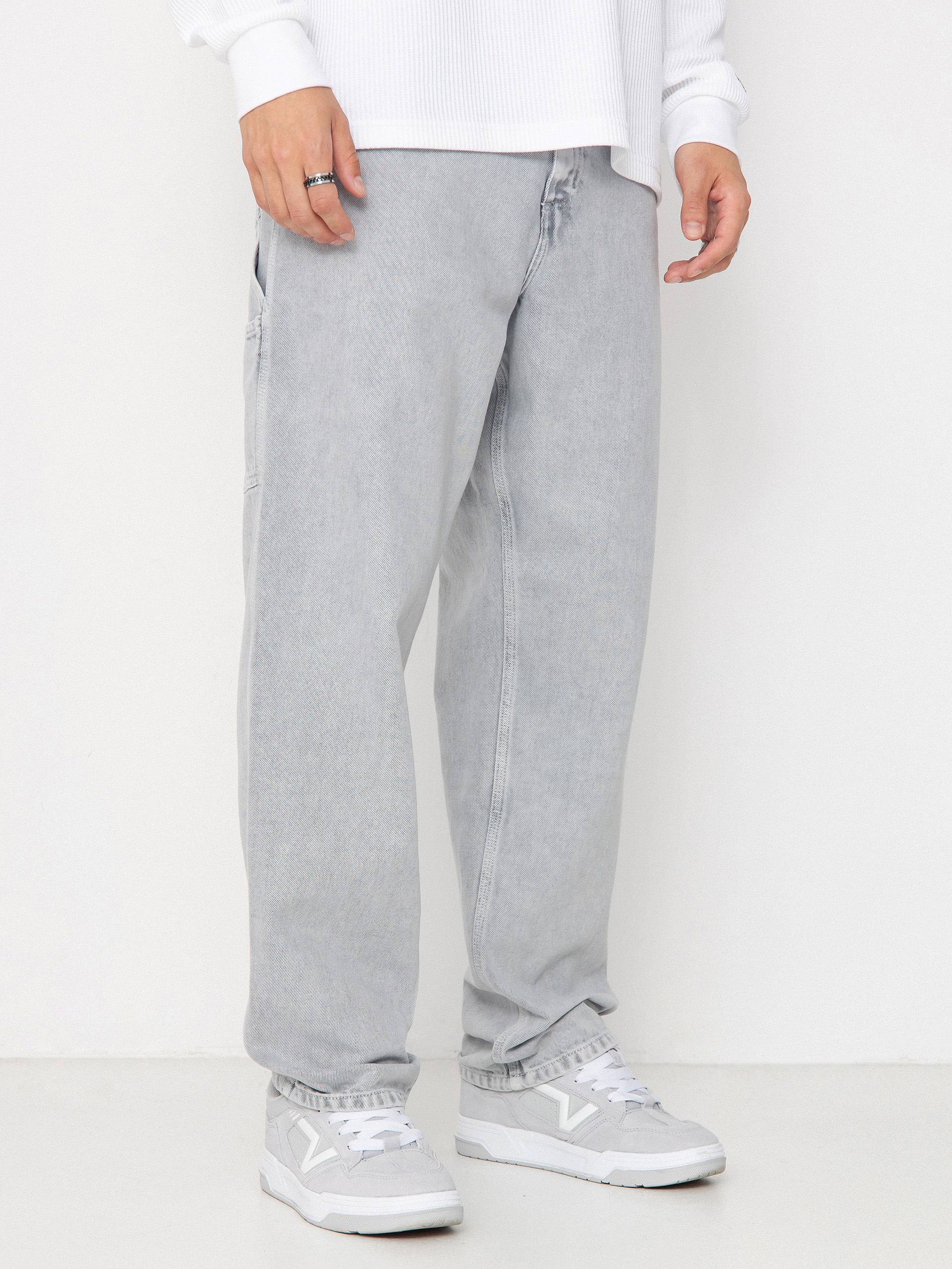 Spodnie Carhartt WIP Single Knee (black/chalk wash)