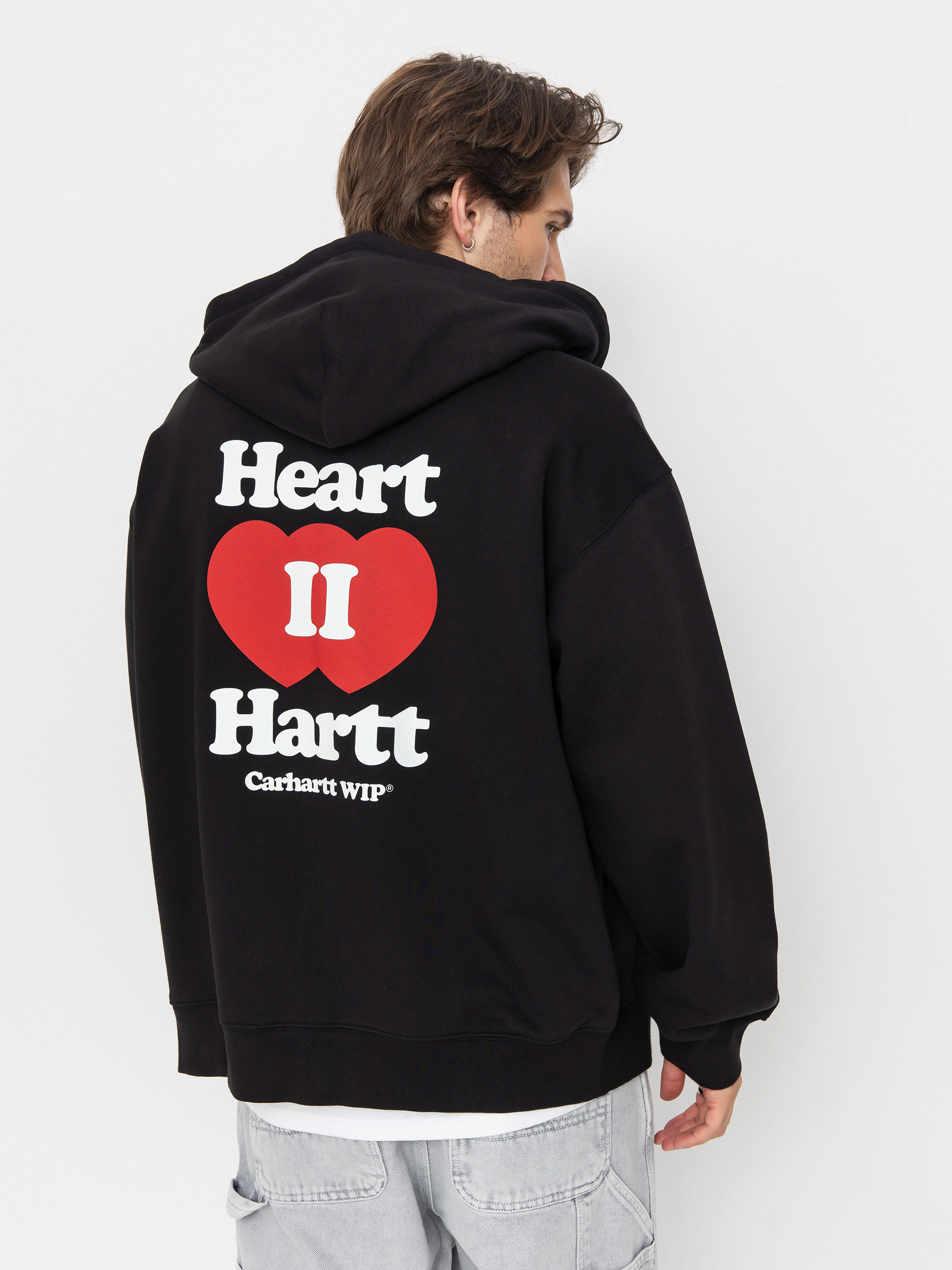 Bluza z kapturem Carhartt WIP Heart II Hartt ZHD (black)
