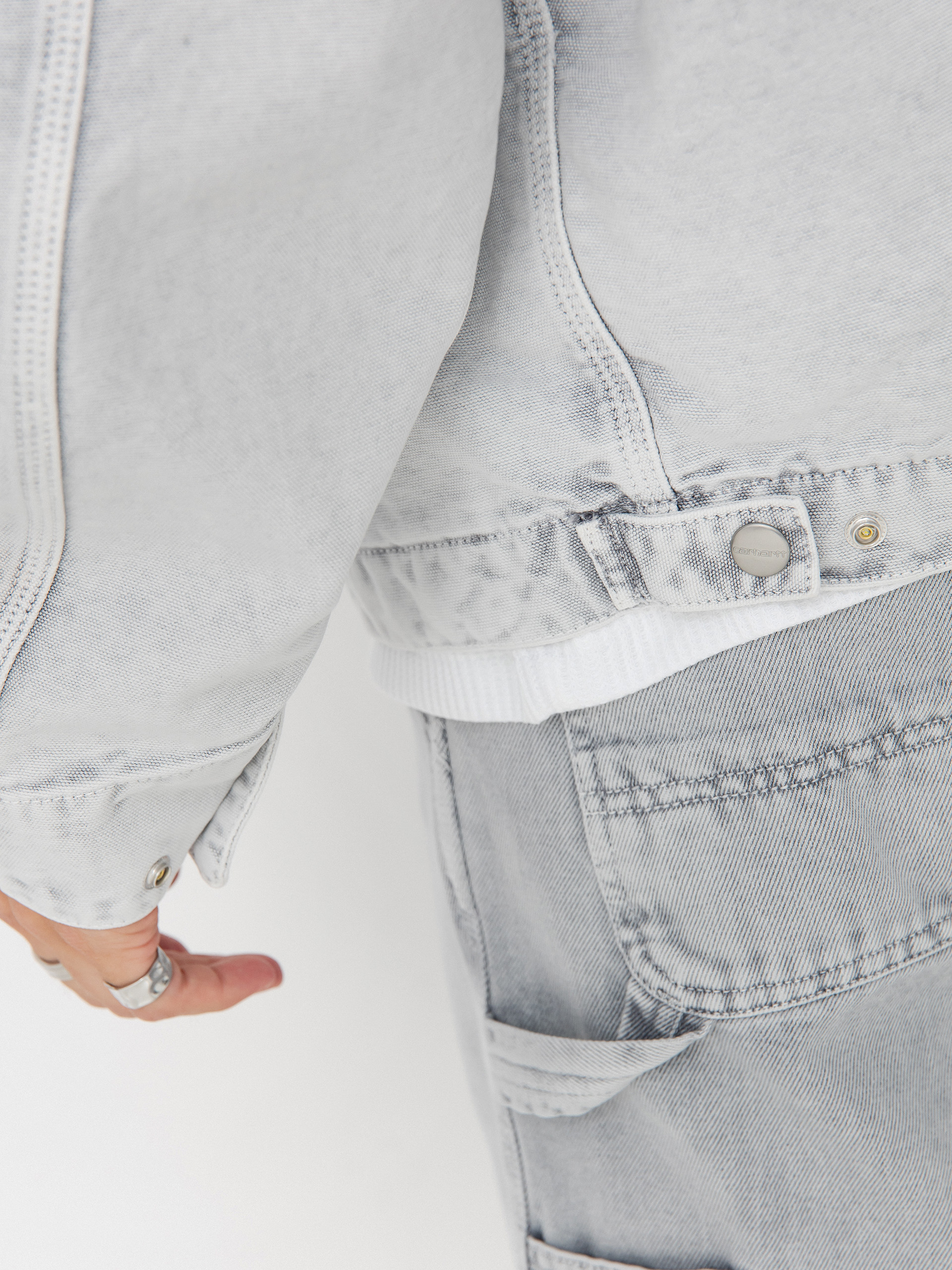 Kurtka Carhartt WIP OG Detroit (black/black/chalk wash)