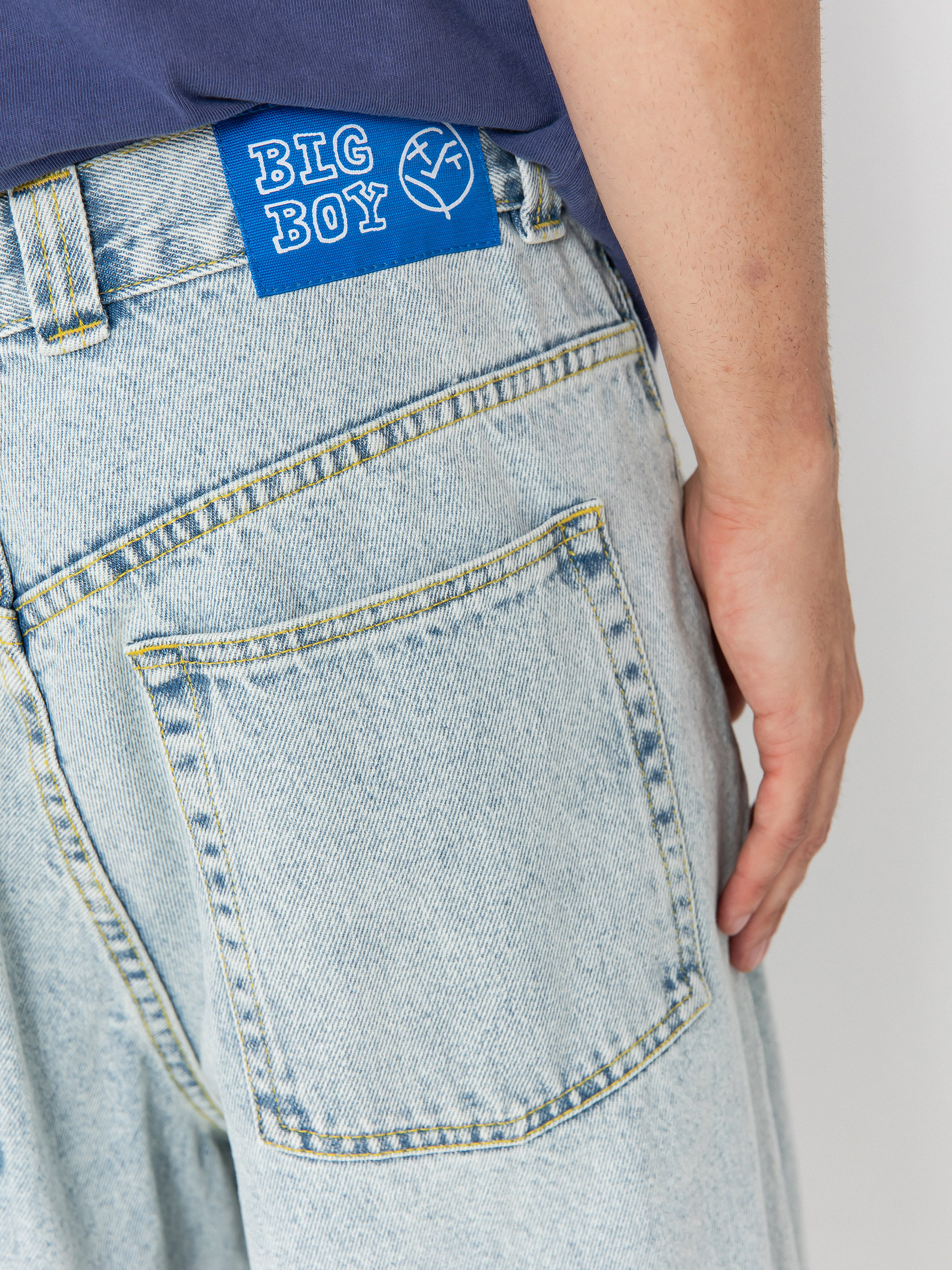 Spodnie Polar Skate Big Boy OG Logo (light blue)