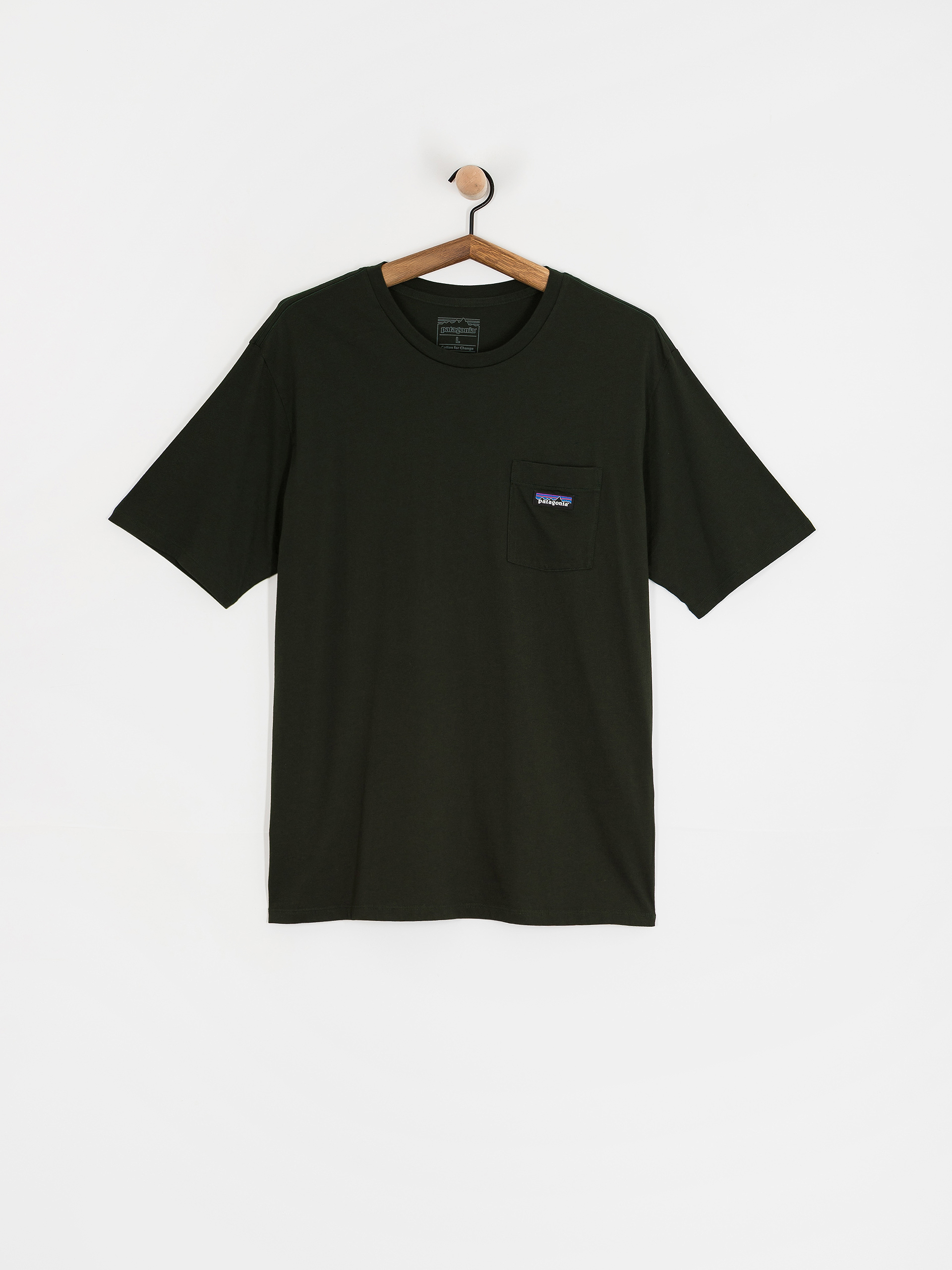 T-shirt Patagonia Daily Pocket (old growth green)