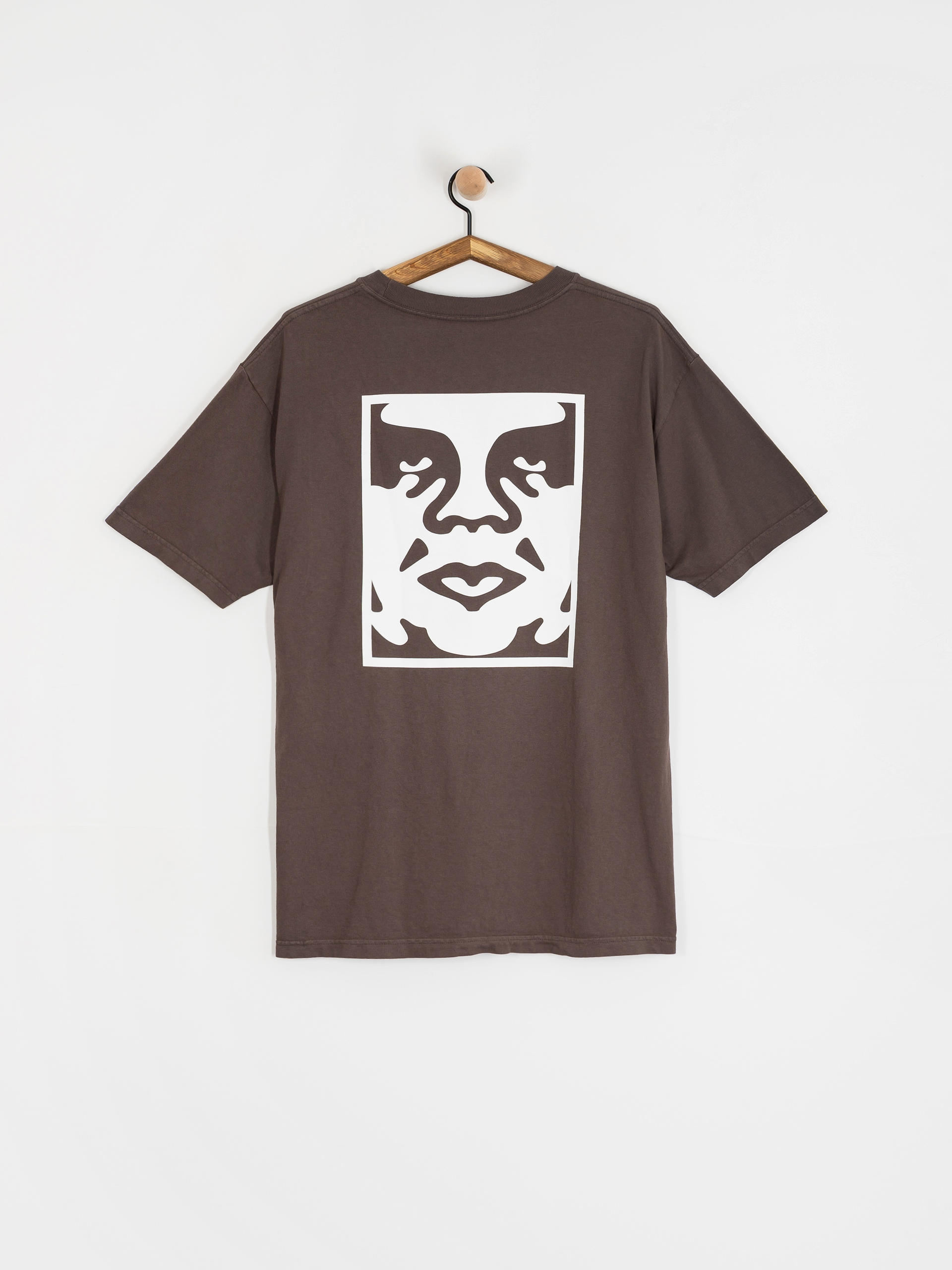 T-shirt OBEY Obey Bold Icon Face (pigment dusty black)