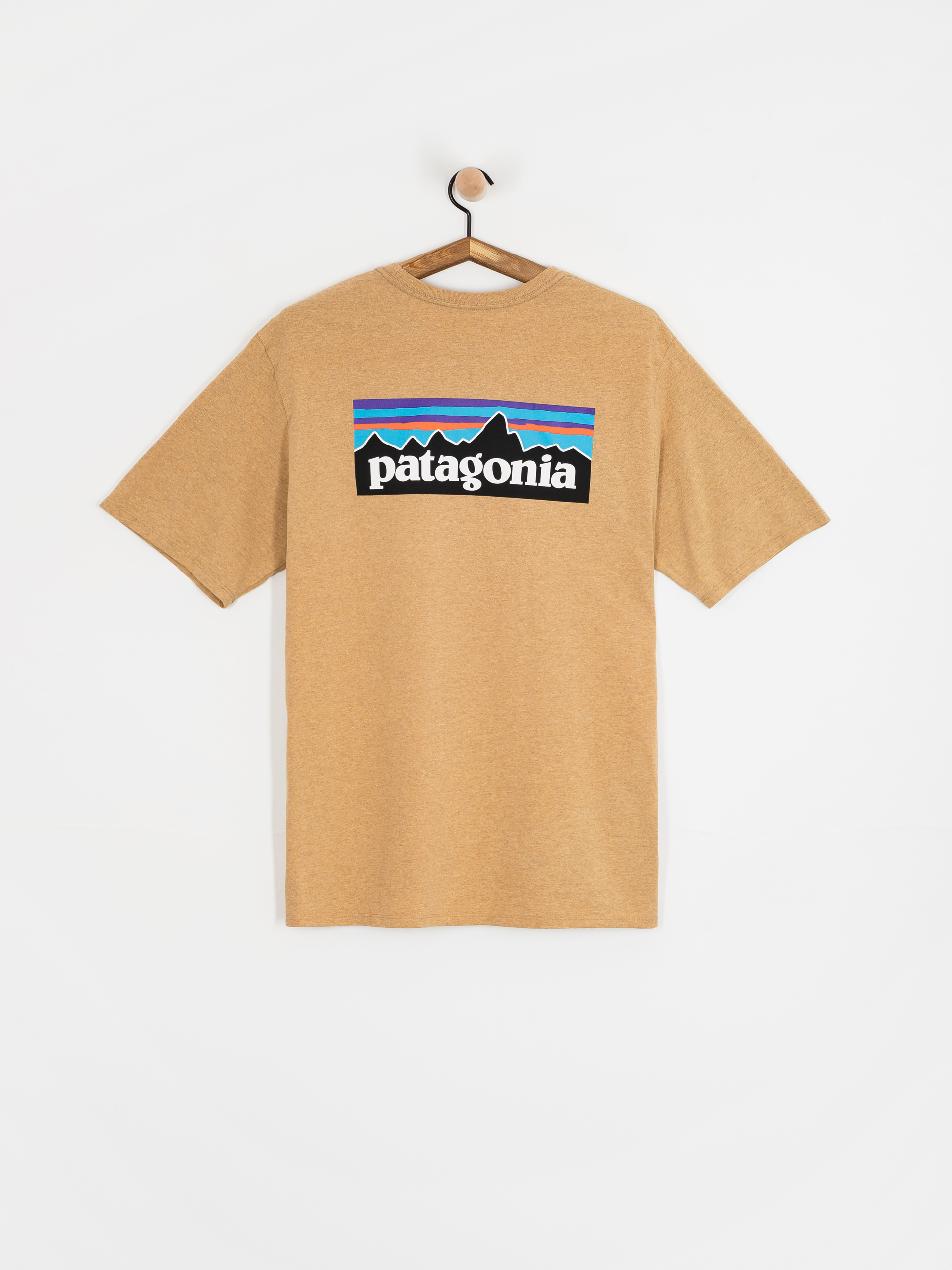T-shirt Patagonia P 6 Logo Responsibili (talon gold)