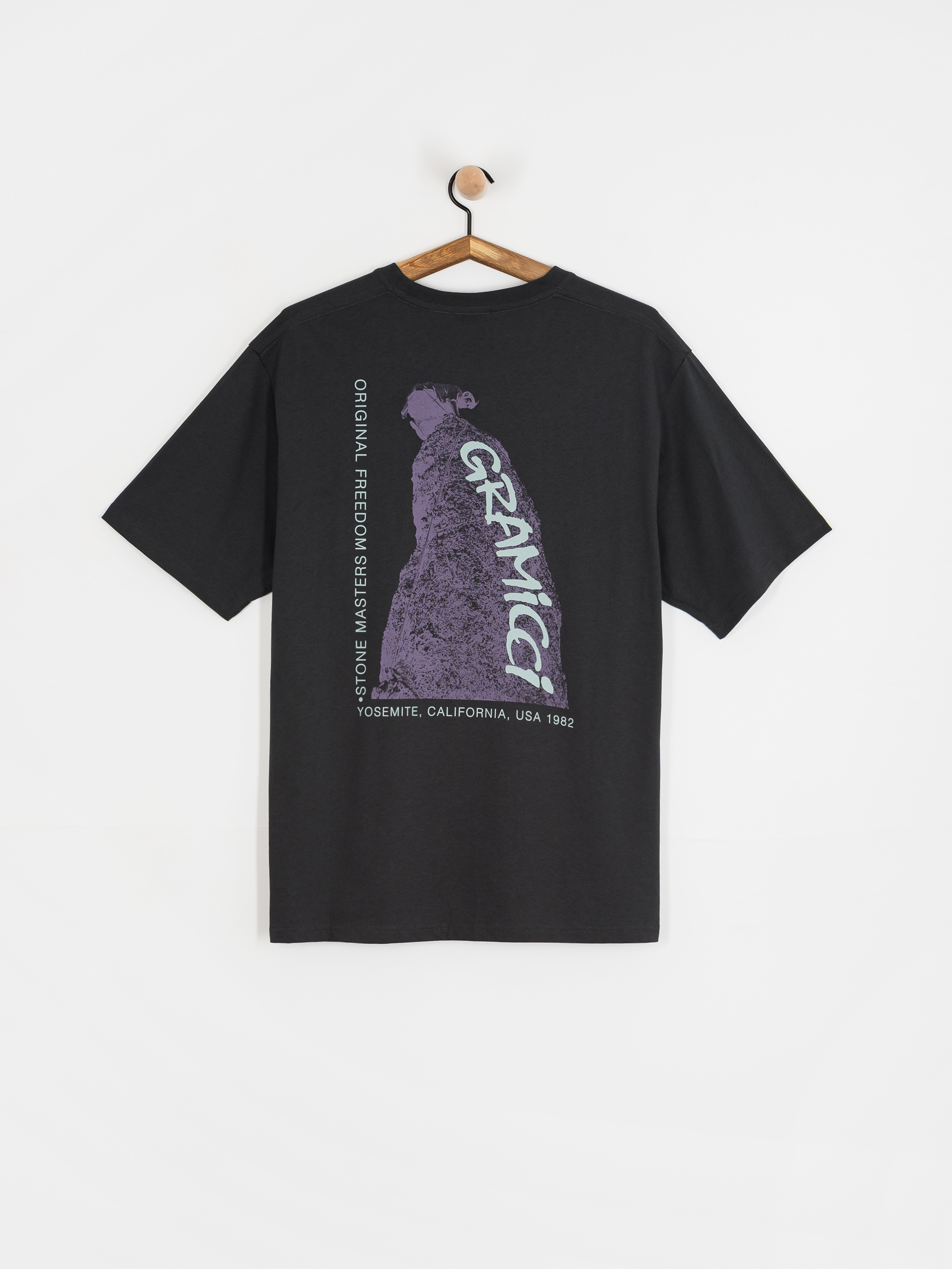 T-shirt Gramicci Stonemasters (vintage black)