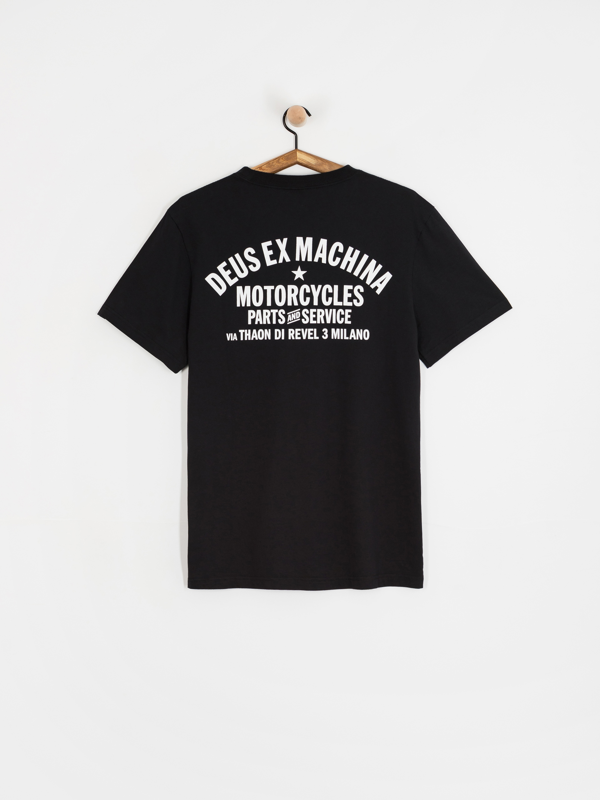 T-shirt Deus Ex Machina Milano Address (black)