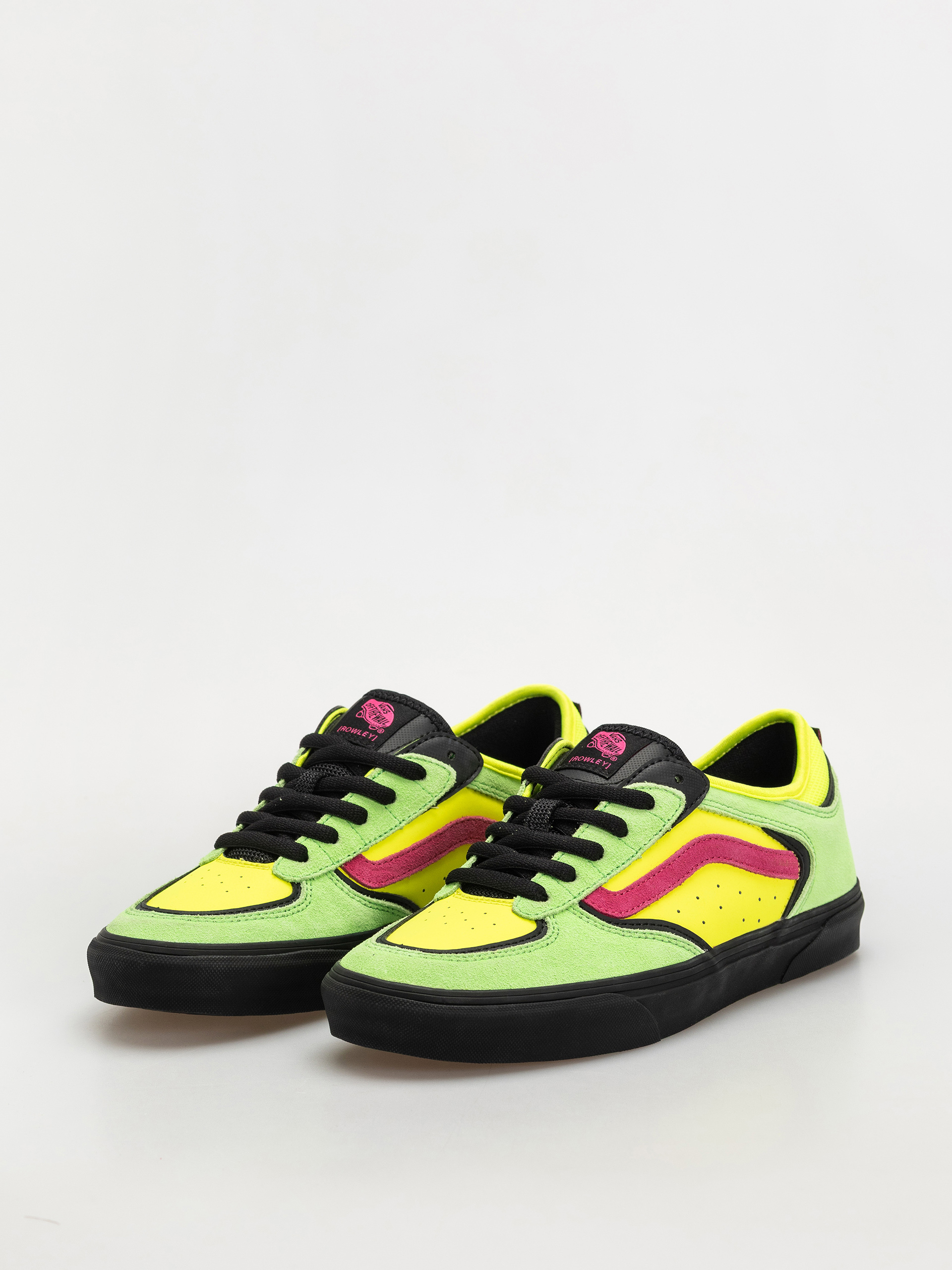 Buty Vans Skate Rowley (neon pink/green)