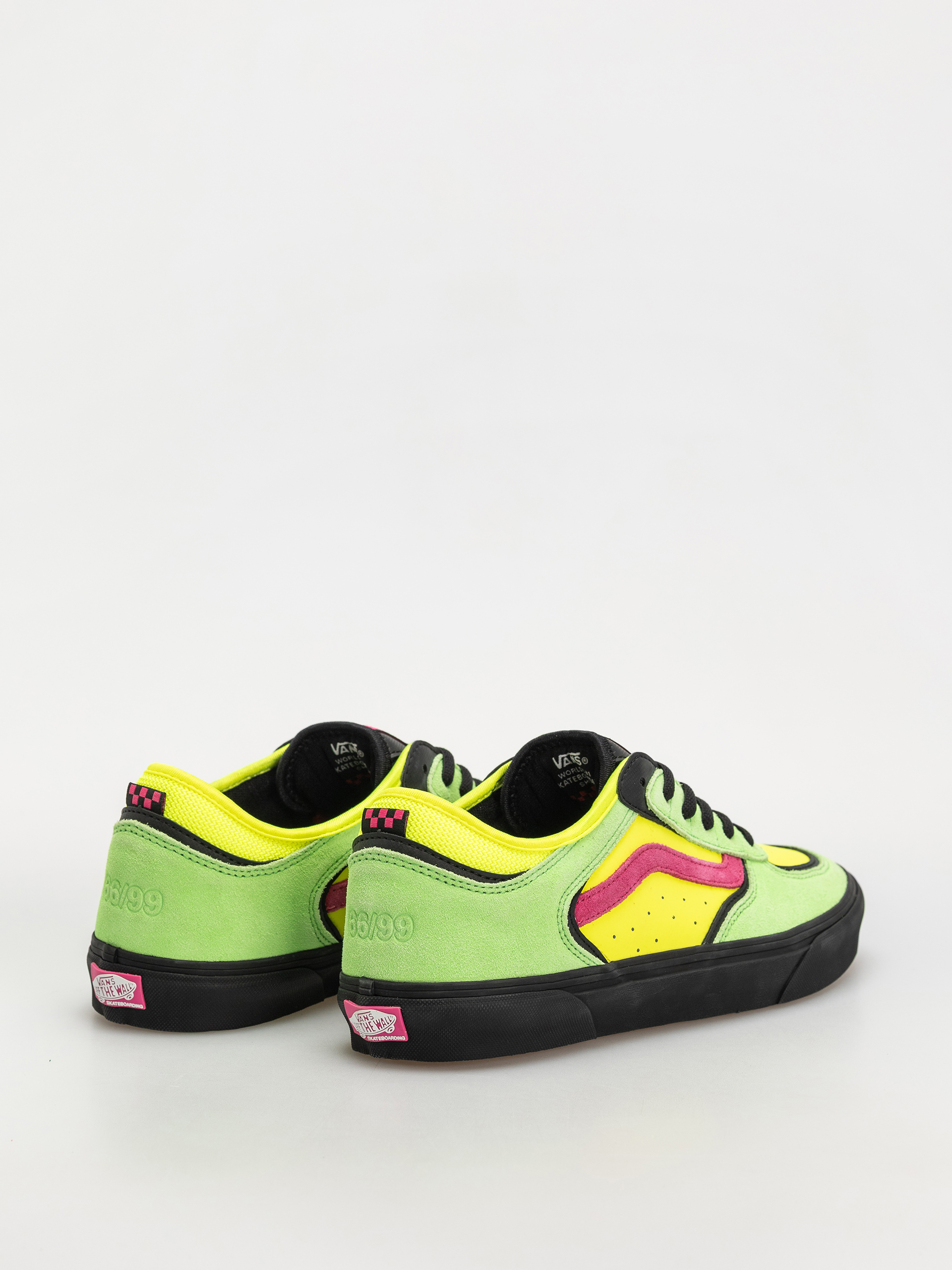 Buty Vans Skate Rowley (neon pink/green)