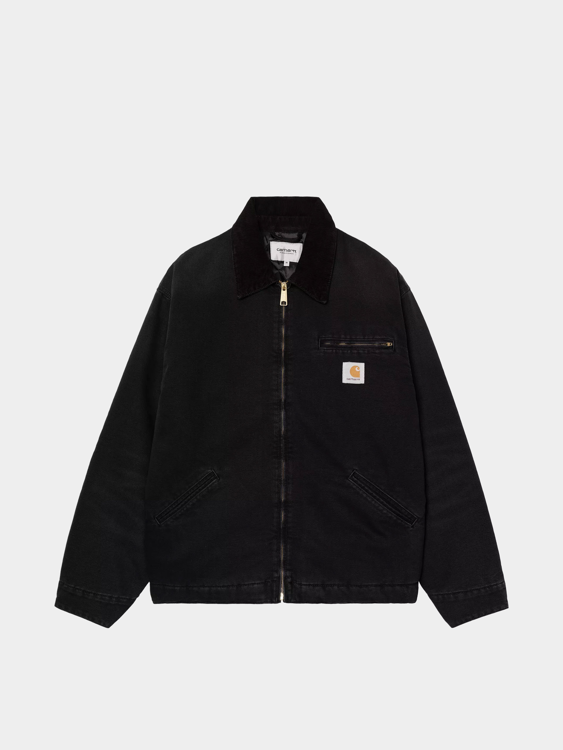 Kurtka Carhartt WIP OG Detroit (black/black/stone canvas)