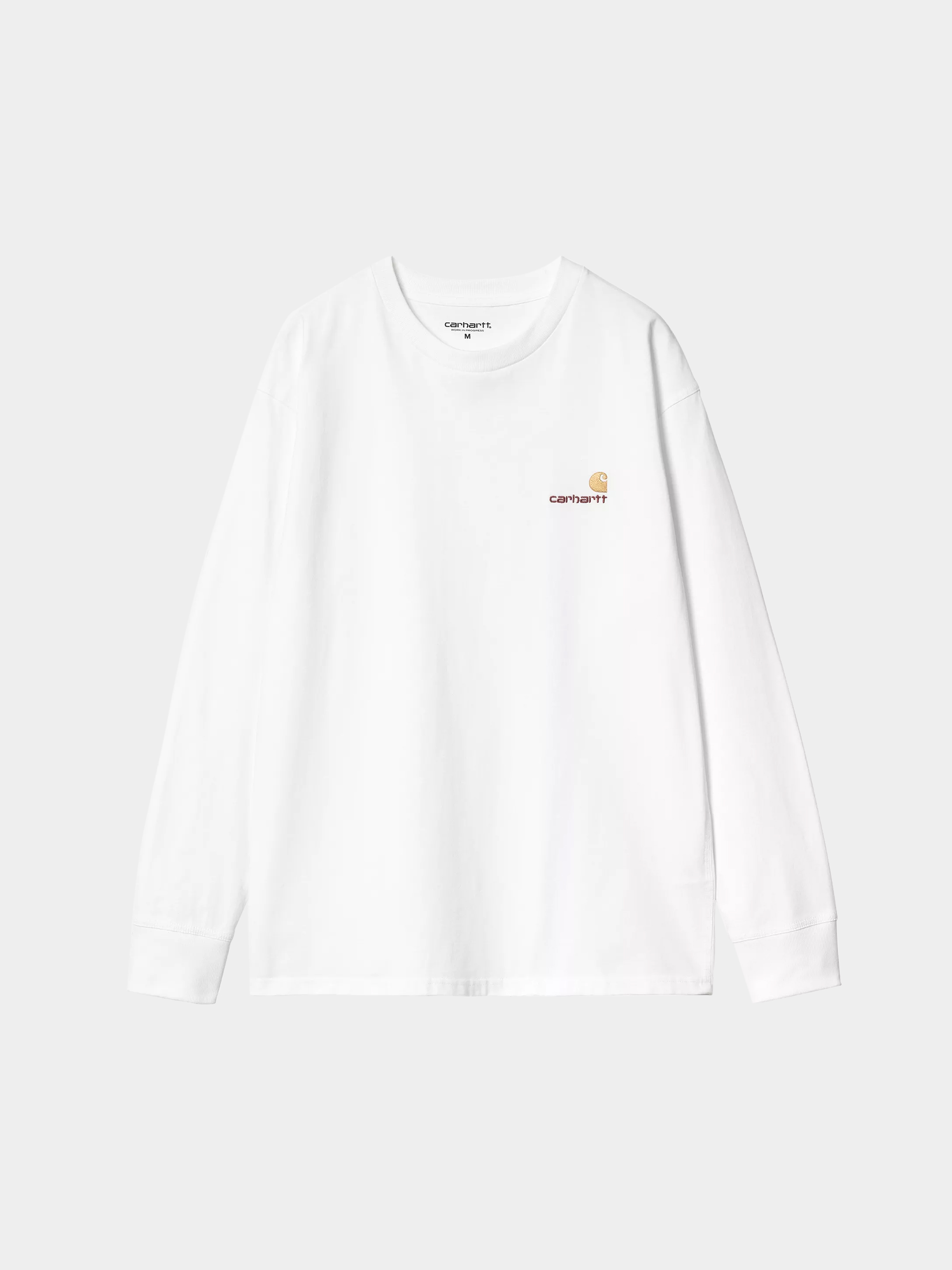 Longsleeve Carhartt WIP American Script (white)