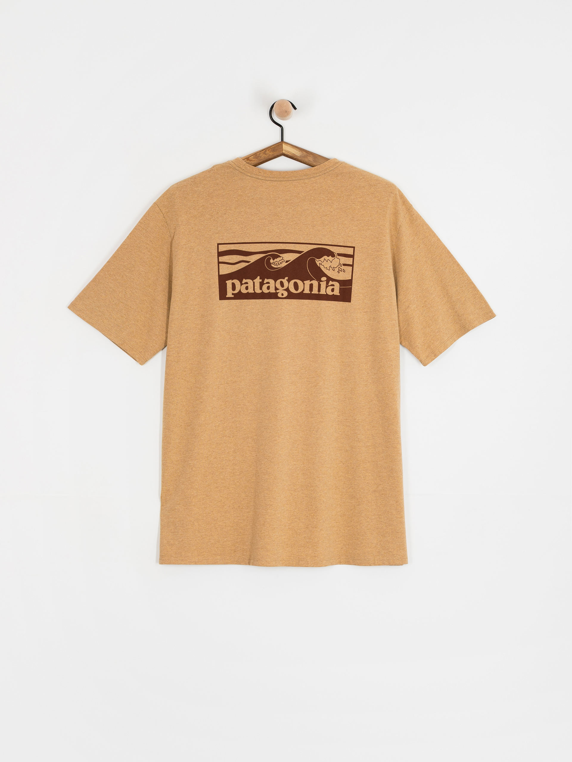 T-shirt Patagonia Boardshort Logo Pocket Responsibili (talon gold)