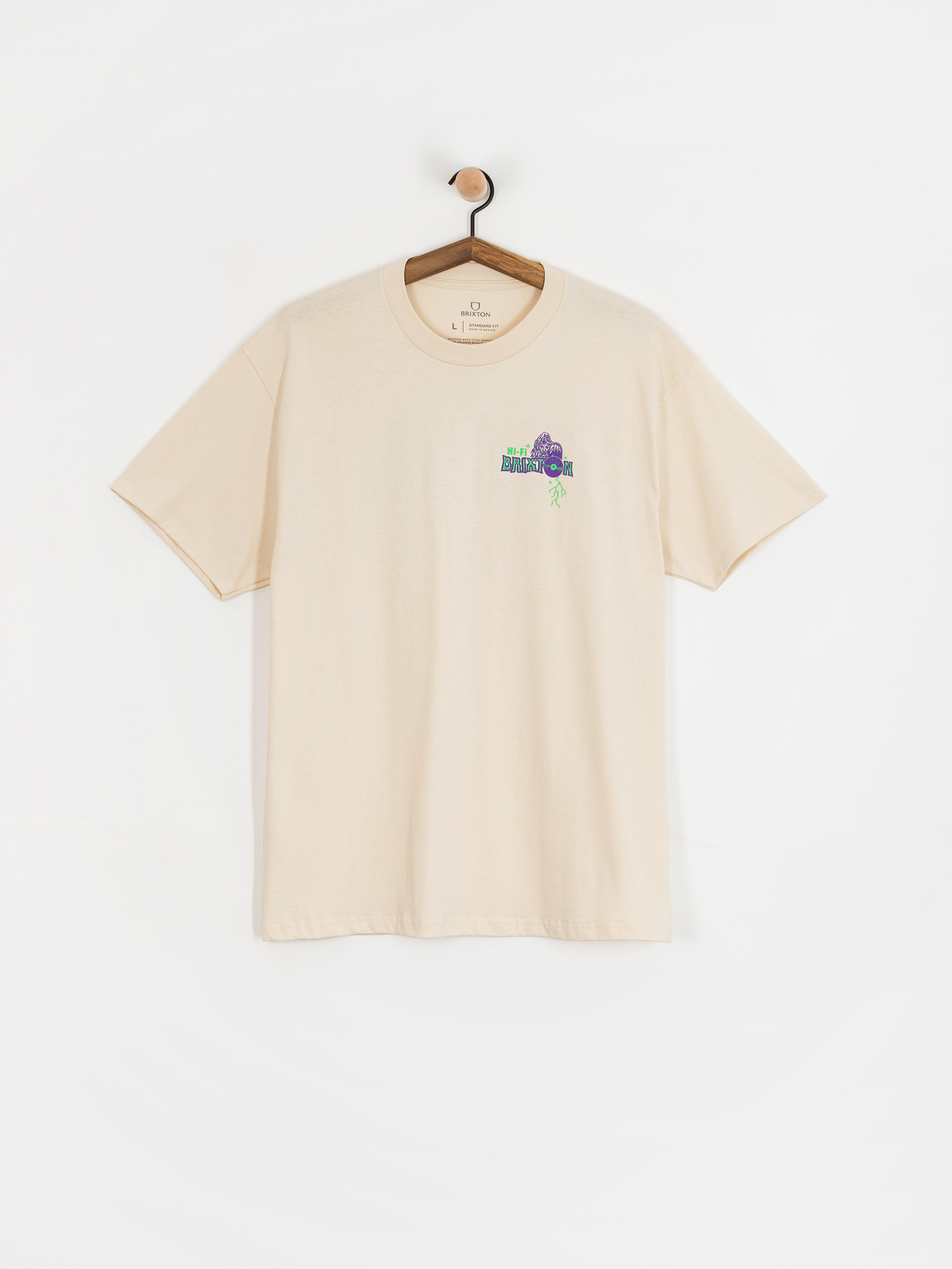 T-shirt Brixton Maddox Std (cream)