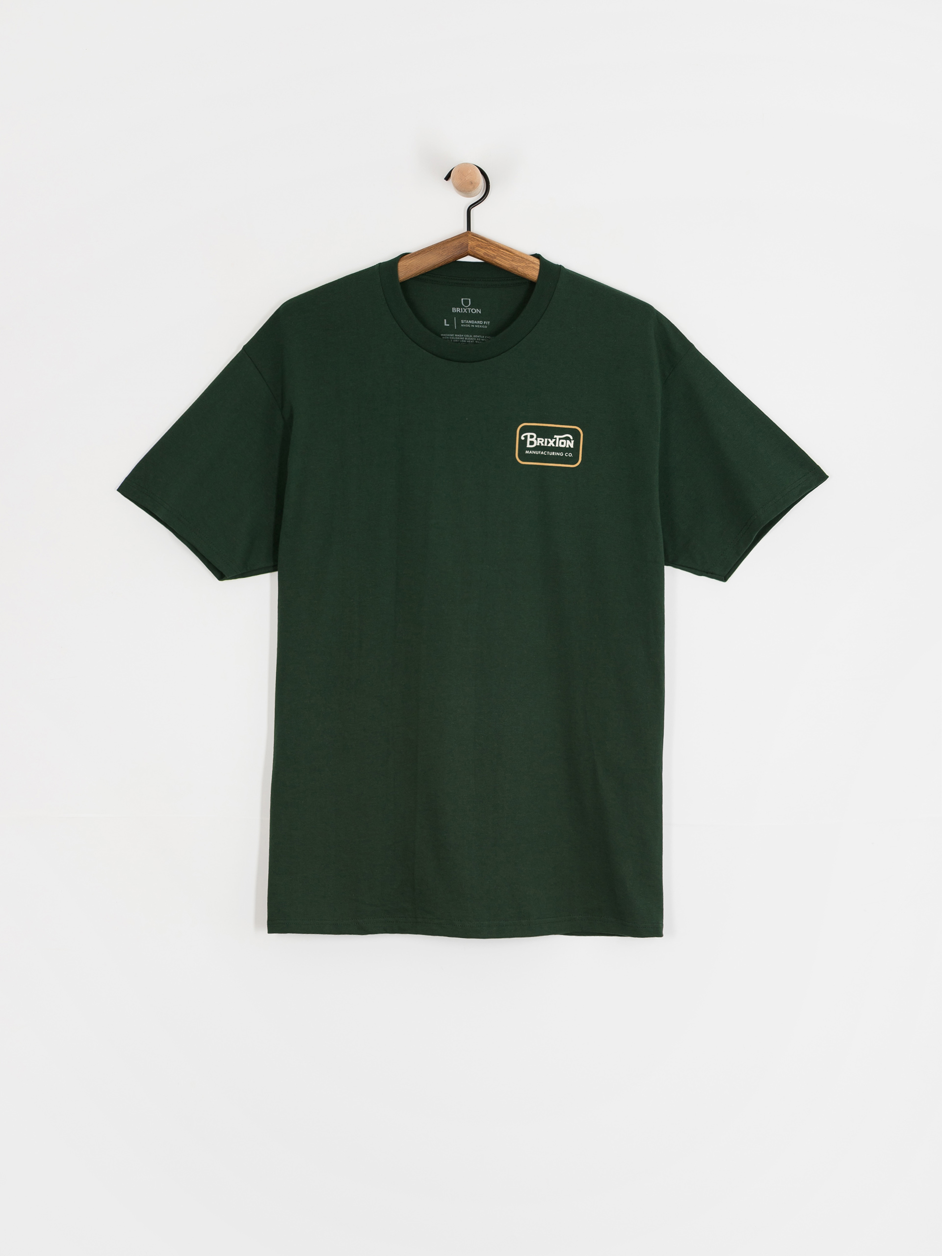 T-shirt Brixton Grade Std (forest green/stone/washed copp)