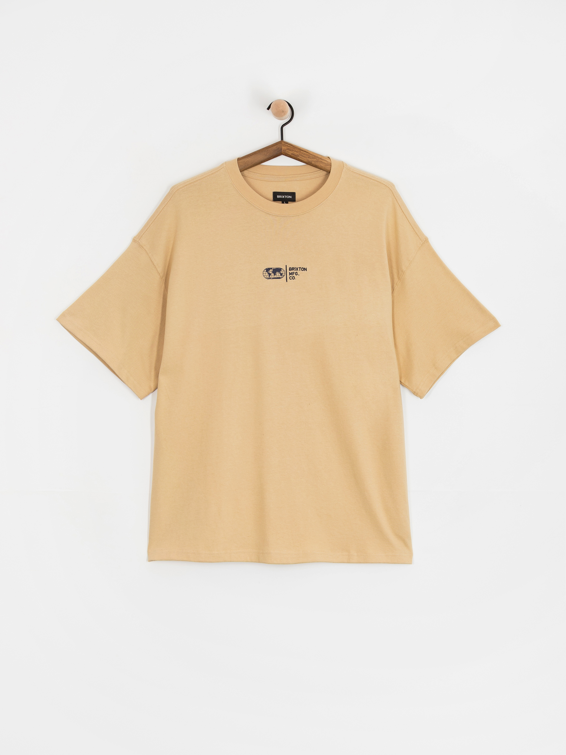 T-shirt Brixton Union Hw Relaxed (cream classic wash)