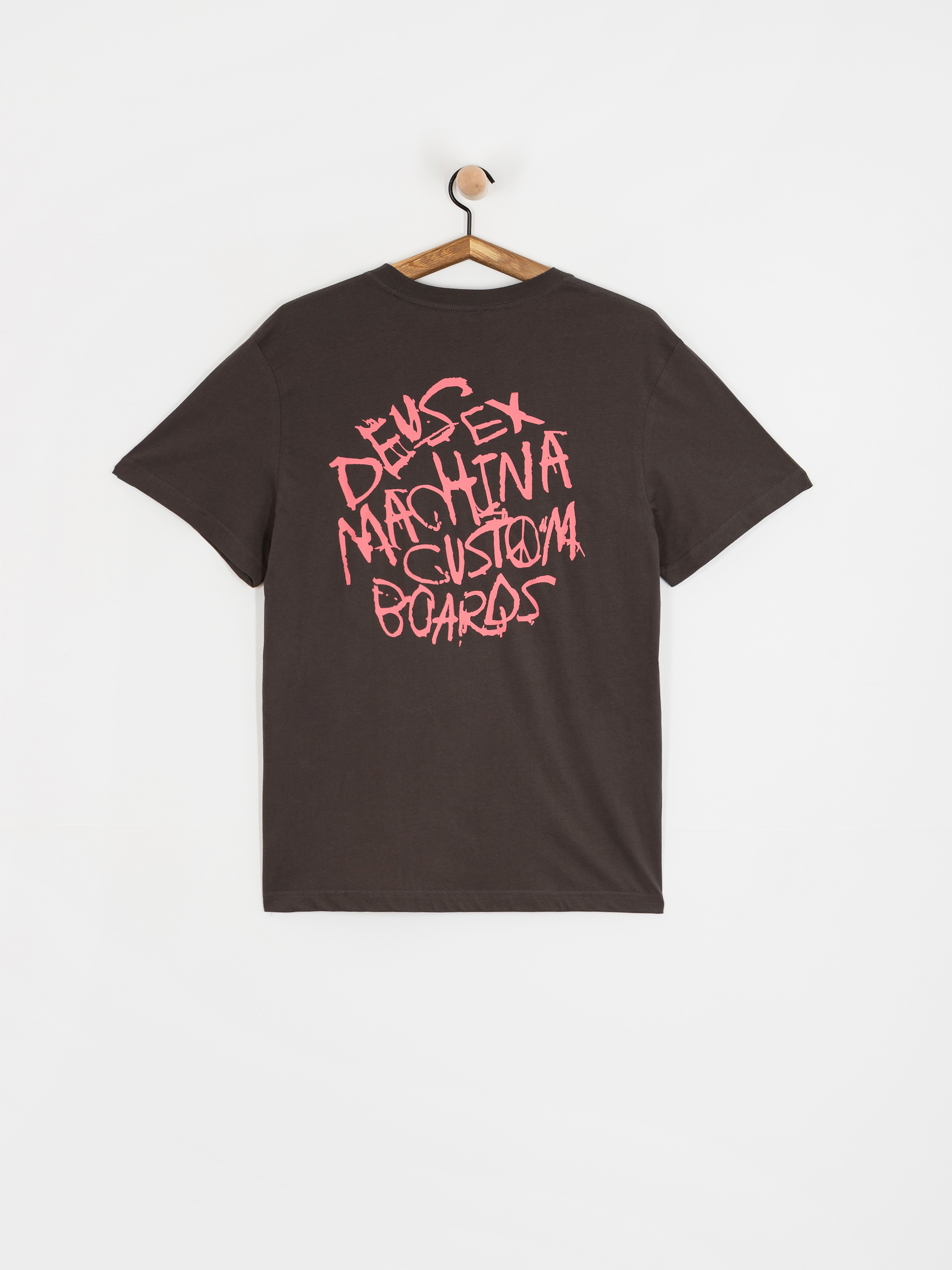 T-shirt Deus Ex Machina Scrambler - czarny (anthracite)