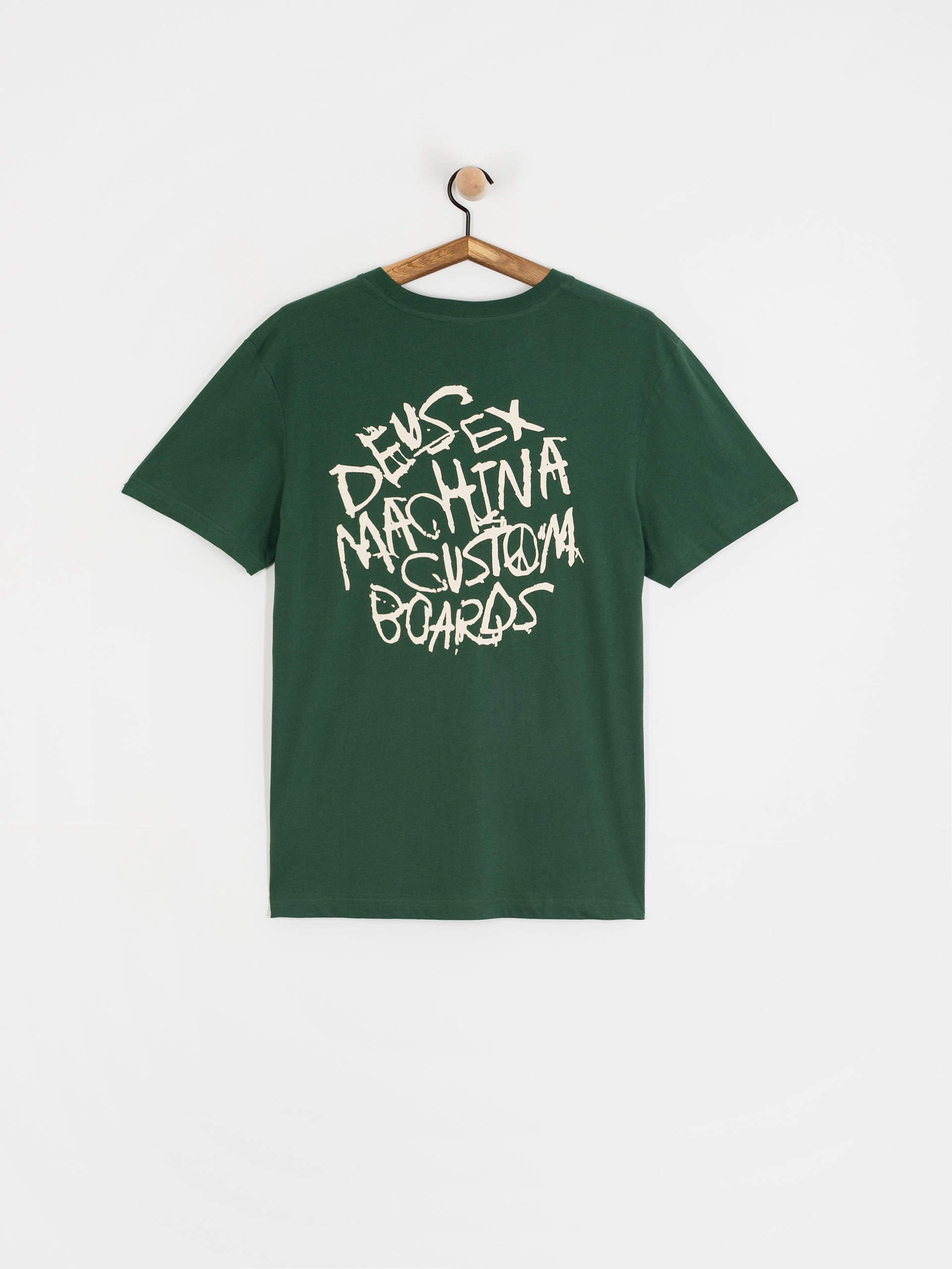 T-shirt Deus Ex Machina Scrambler - zielony (hunter green)