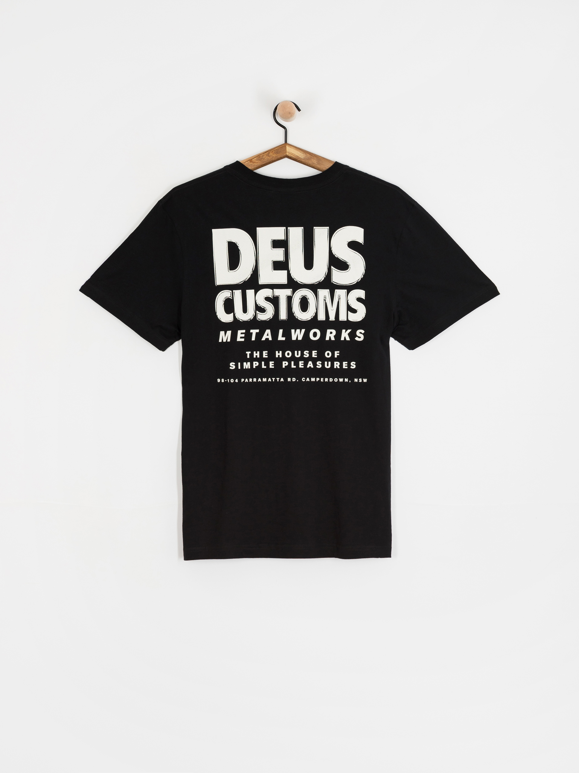 T-shirt Deus Ex Machina Chromium (black)
