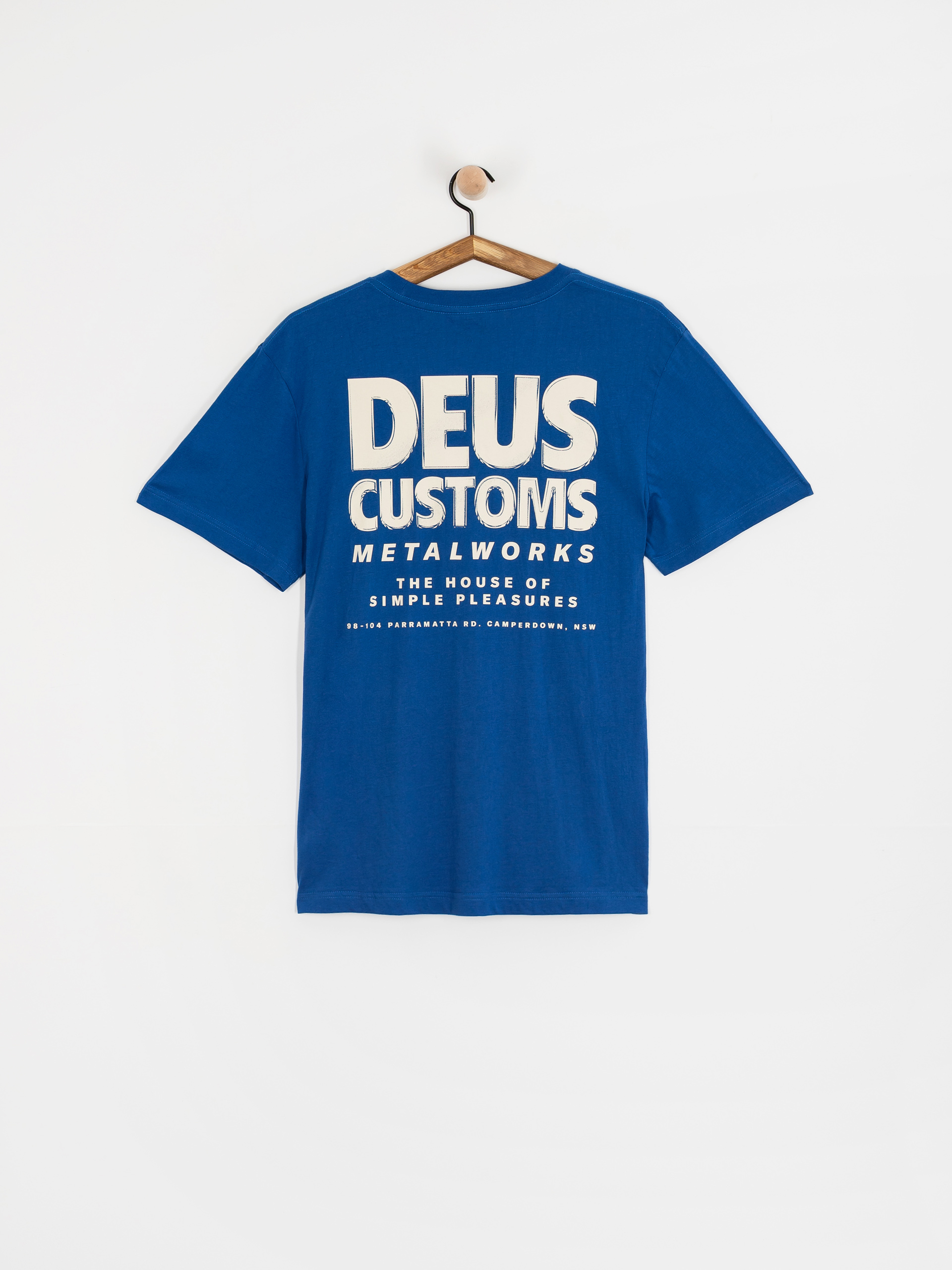 T-shirt Deus Ex Machina Chromium (classic blue)