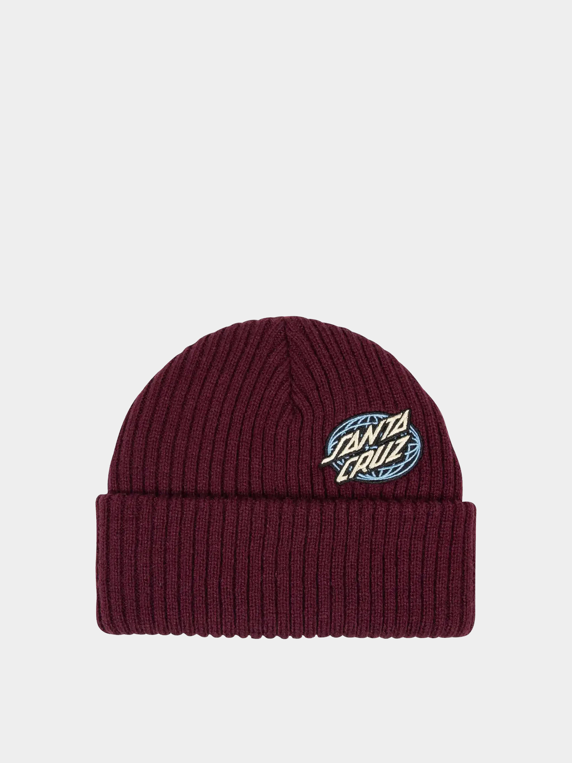 Czapka zimowa Santa Cruz Global Oval Dot (dark cherry)