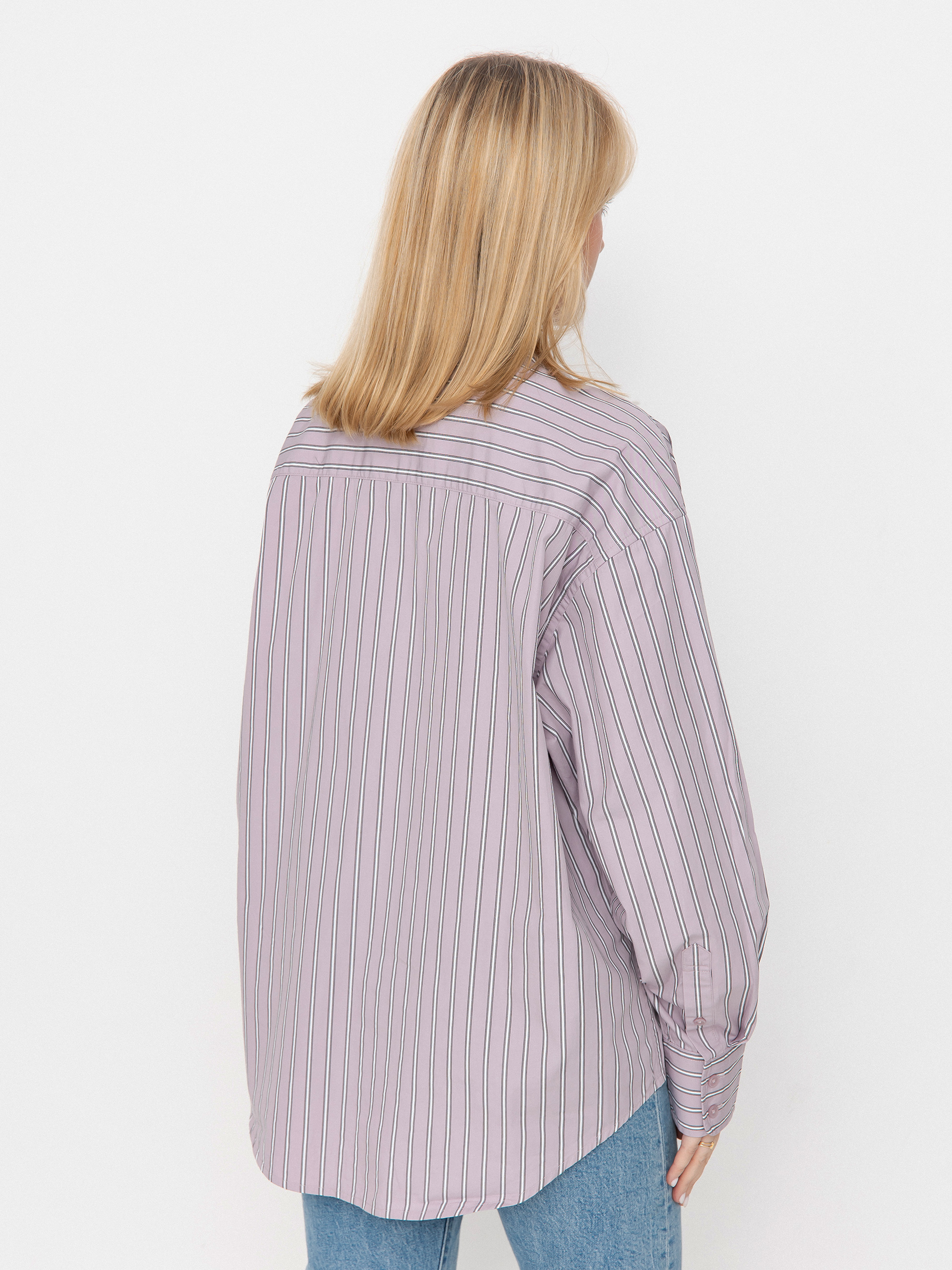 Koszula Carhartt WIP Grimsby Wmn (grimsby stripe/pink fog)