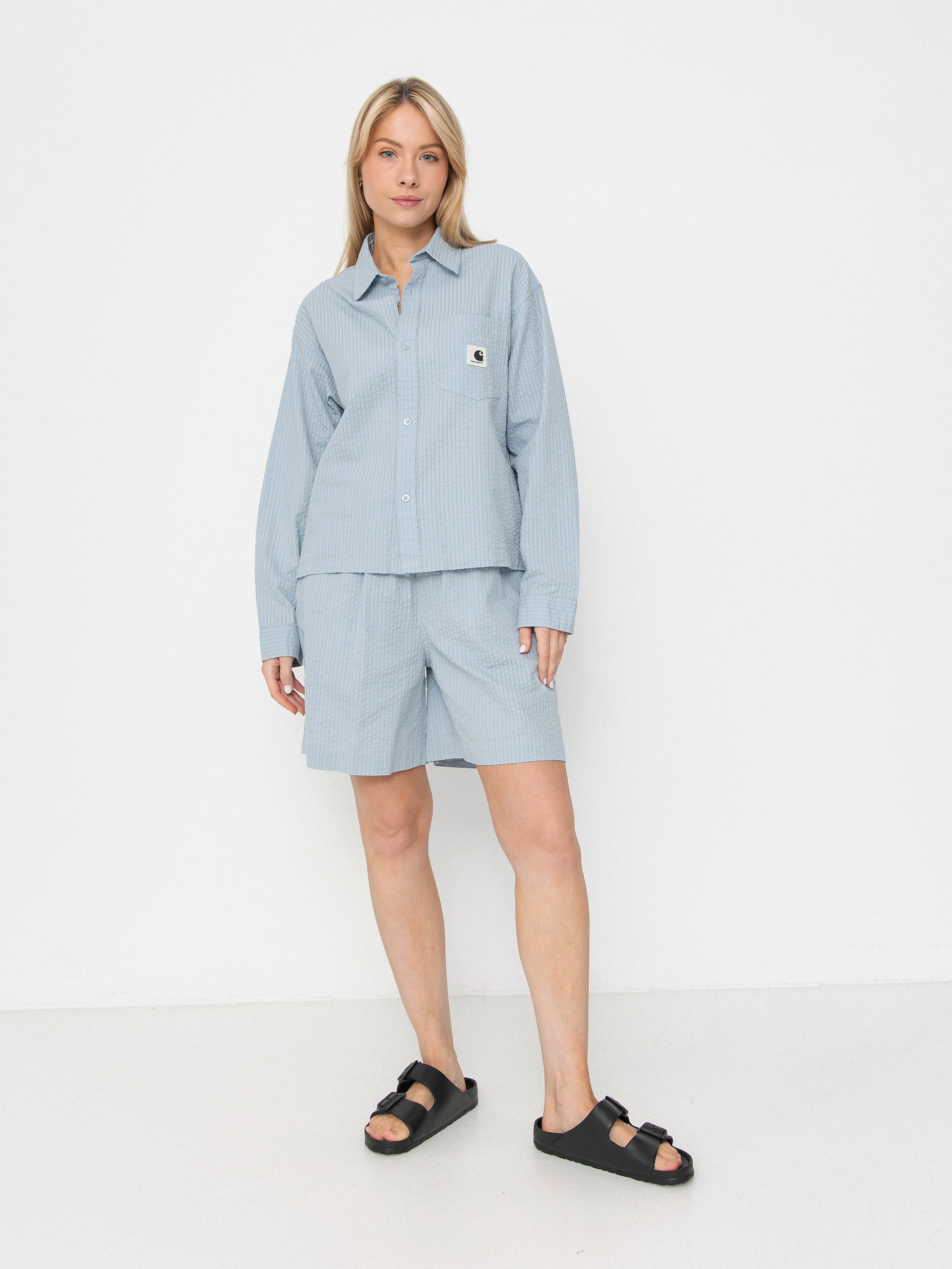 Koszula Carhartt WIP Toland Wmn (toland stripe/blue fog)