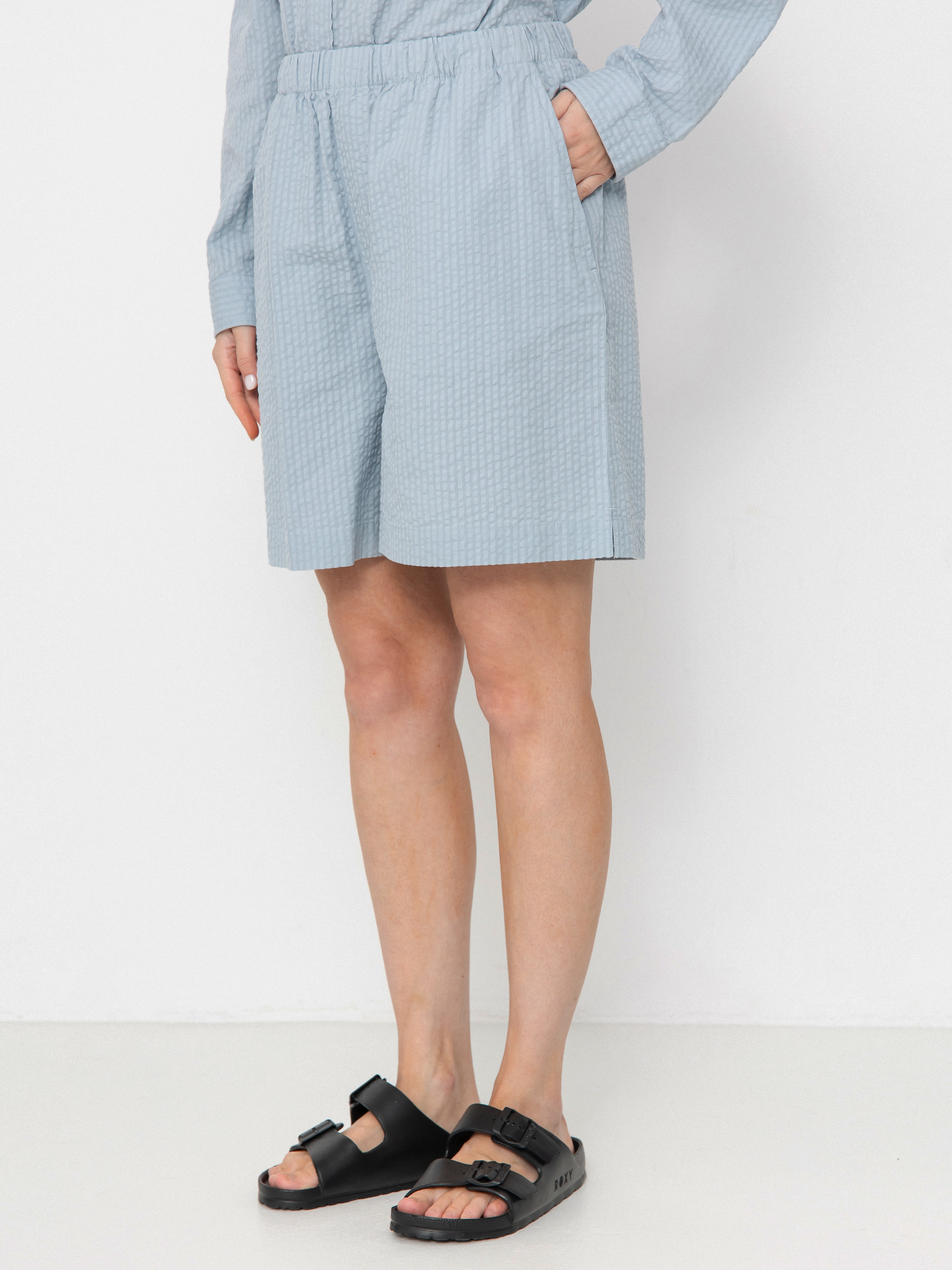 Szorty Carhartt WIP Toland Wmn (toland stripe/blue fog)