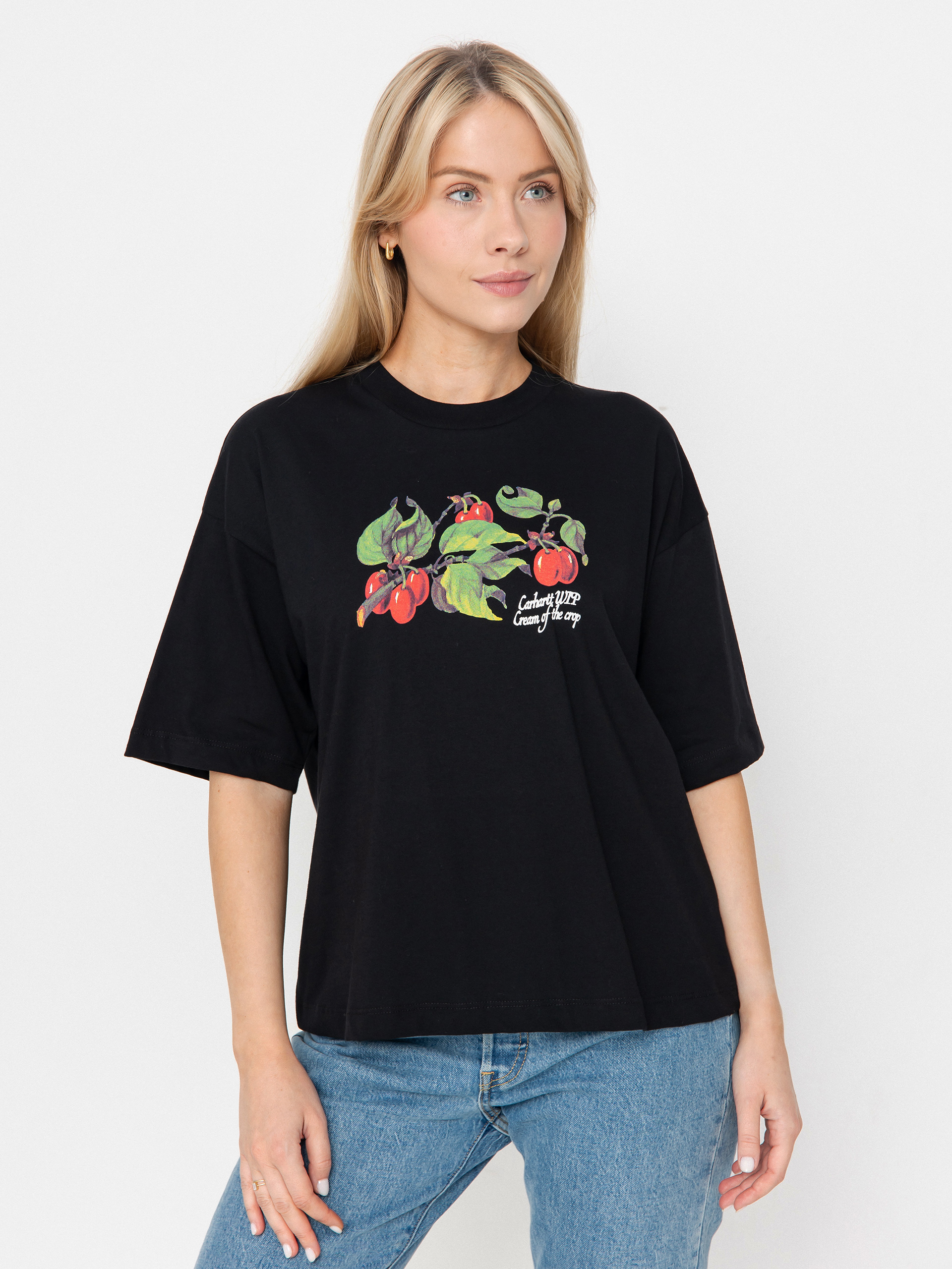 T-shirt Carhartt WIP Cream Of The Crop Wmn (black)