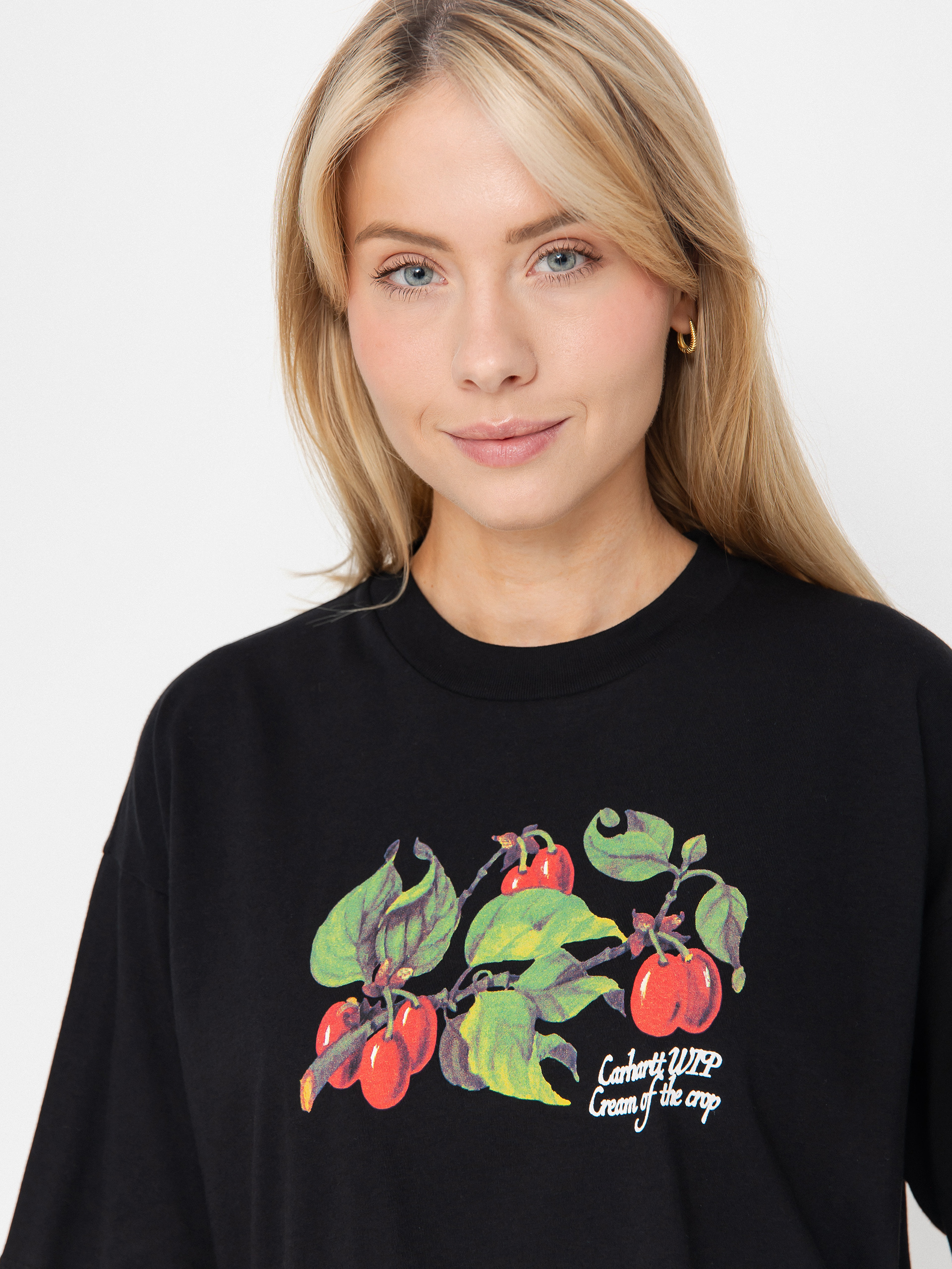 T-shirt Carhartt WIP Cream Of The Crop Wmn (black)